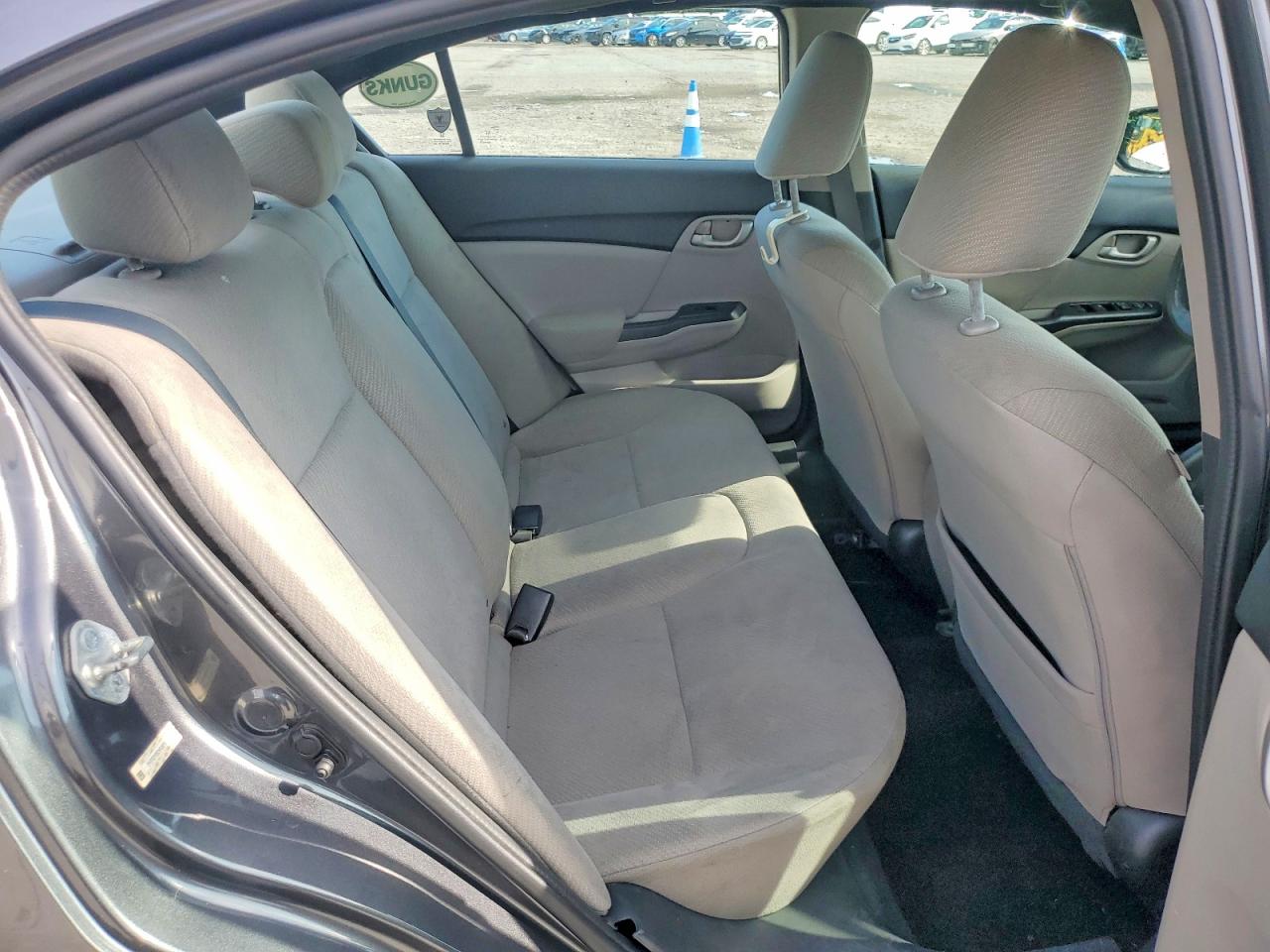 2013 Honda Civic Lx Gray vin: 2HGFB2F58DH539519