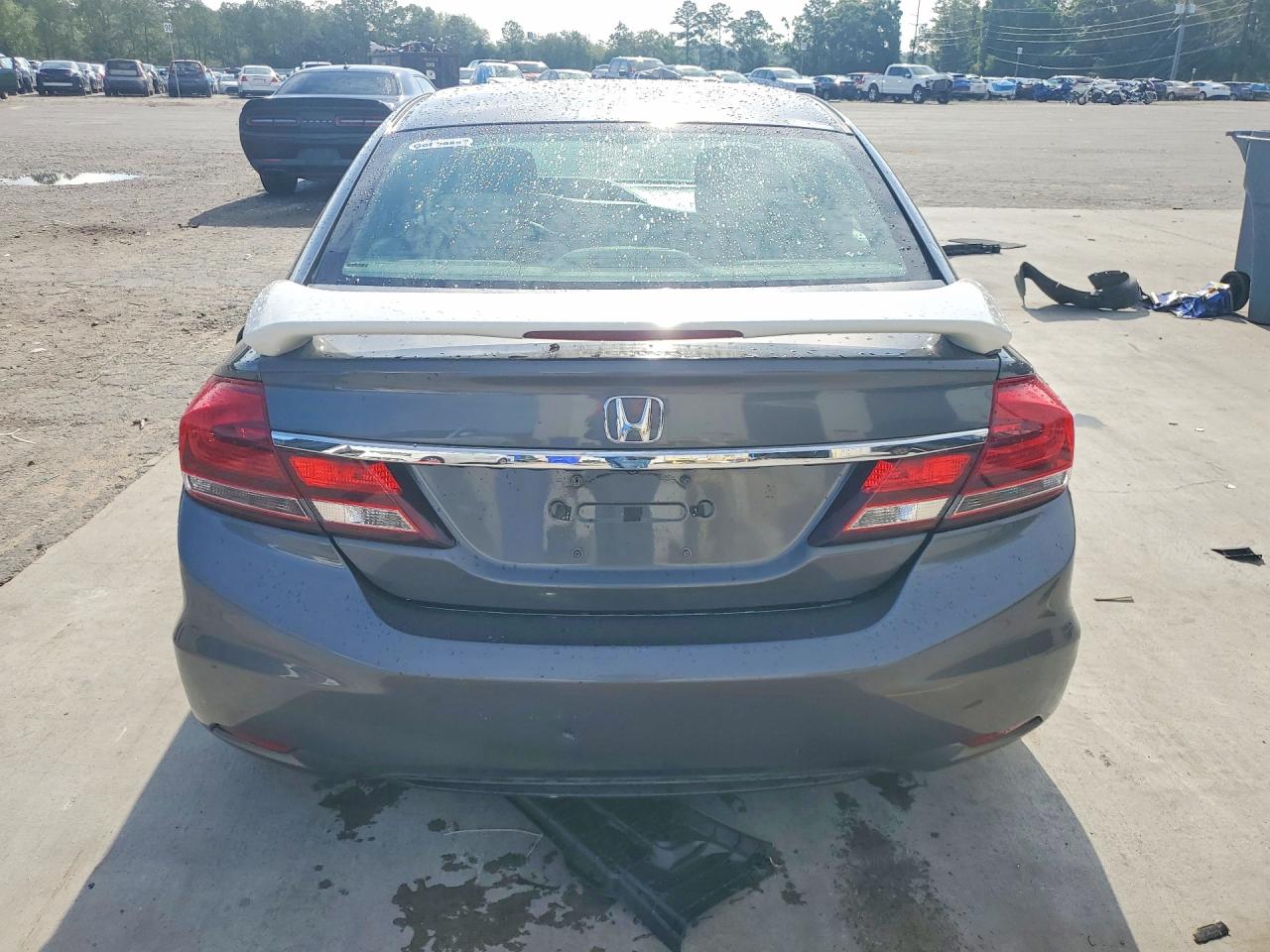 2013 Honda Civic Lx Gray vin: 2HGFB2F58DH539519