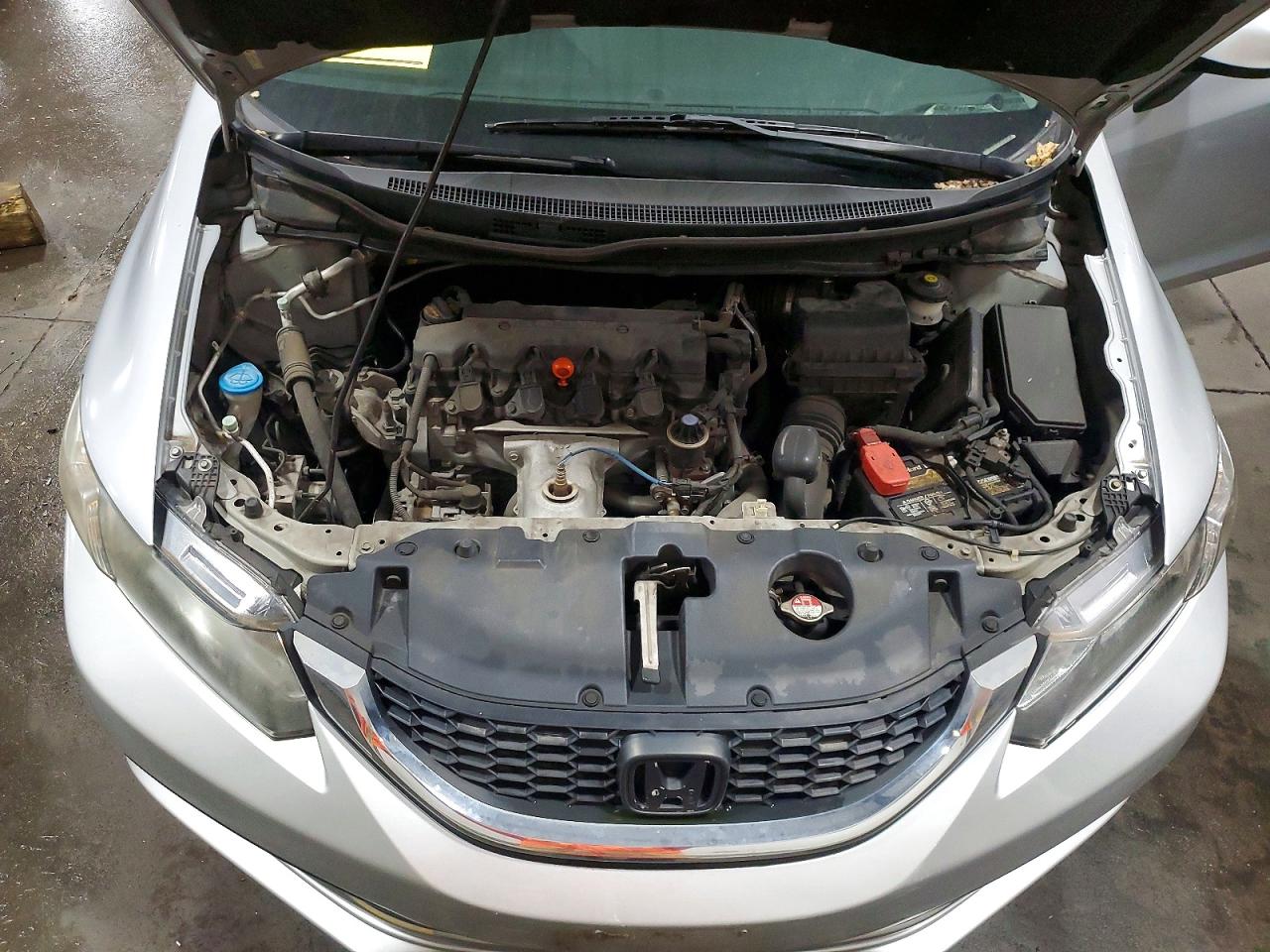 2013 Honda Civic Lx Silver vin: 2HGFB2F58DH547569