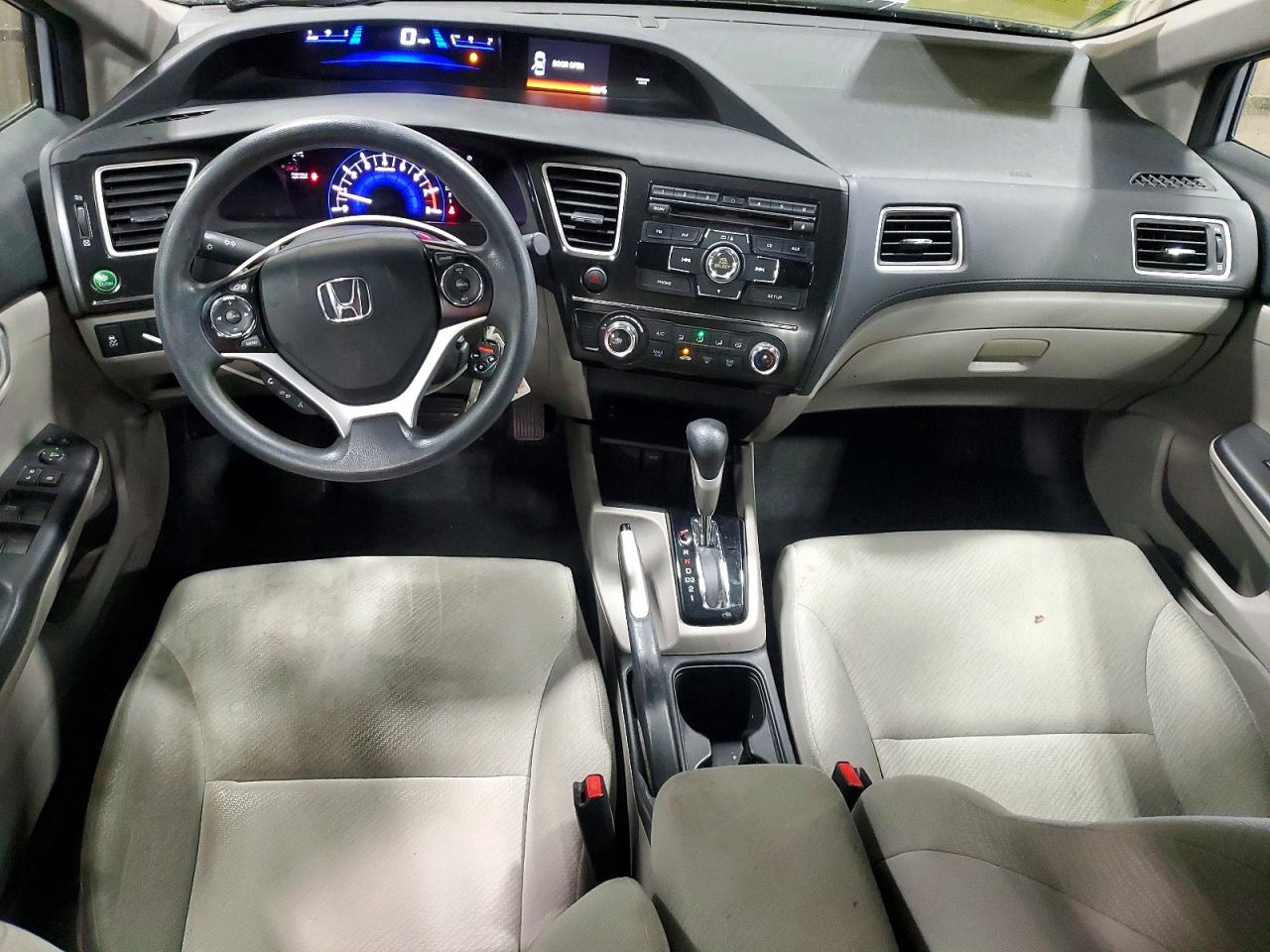 2013 Honda Civic Lx Silver vin: 2HGFB2F58DH547569