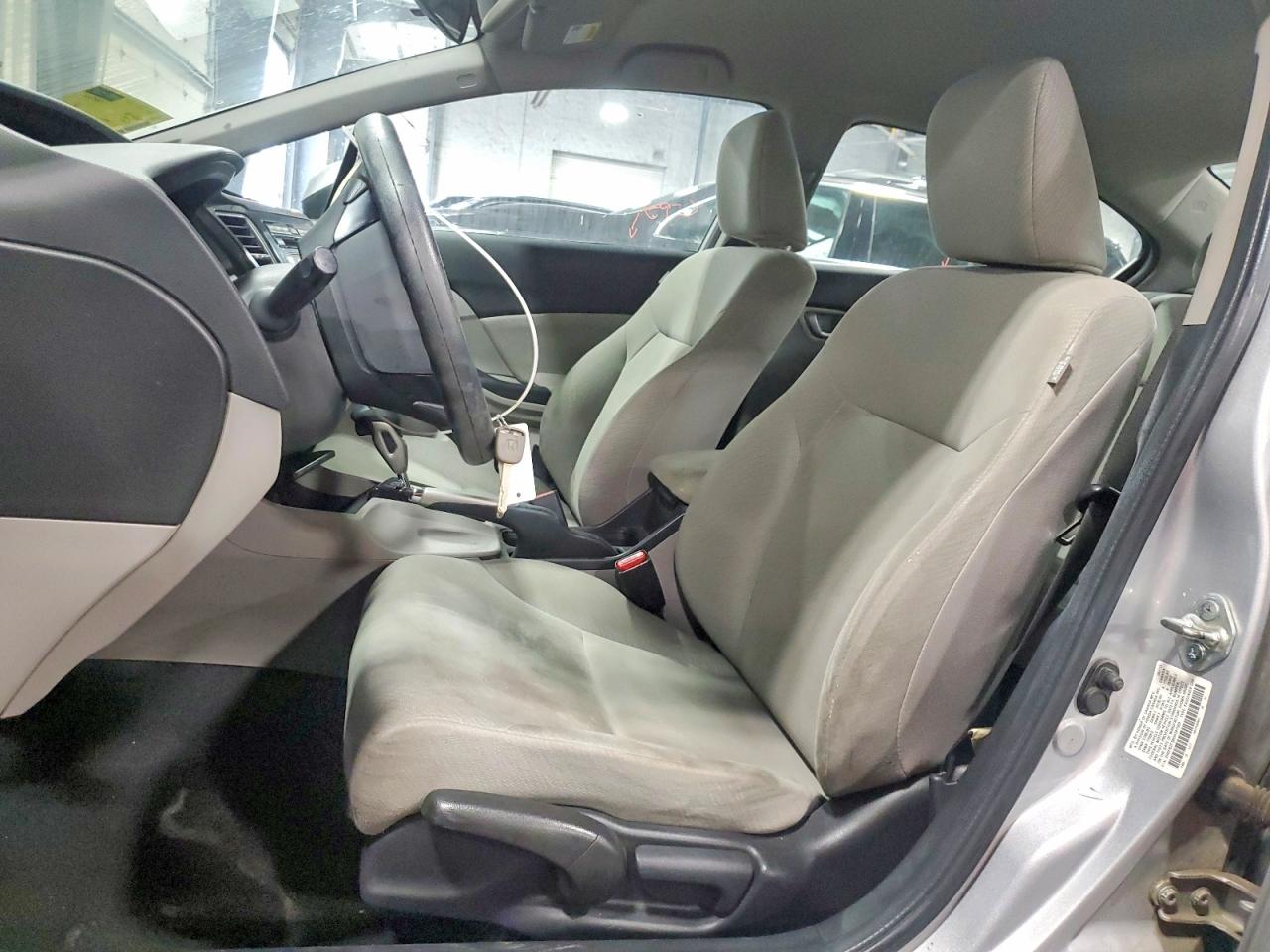 2013 Honda Civic Lx Silver vin: 2HGFB2F58DH547569