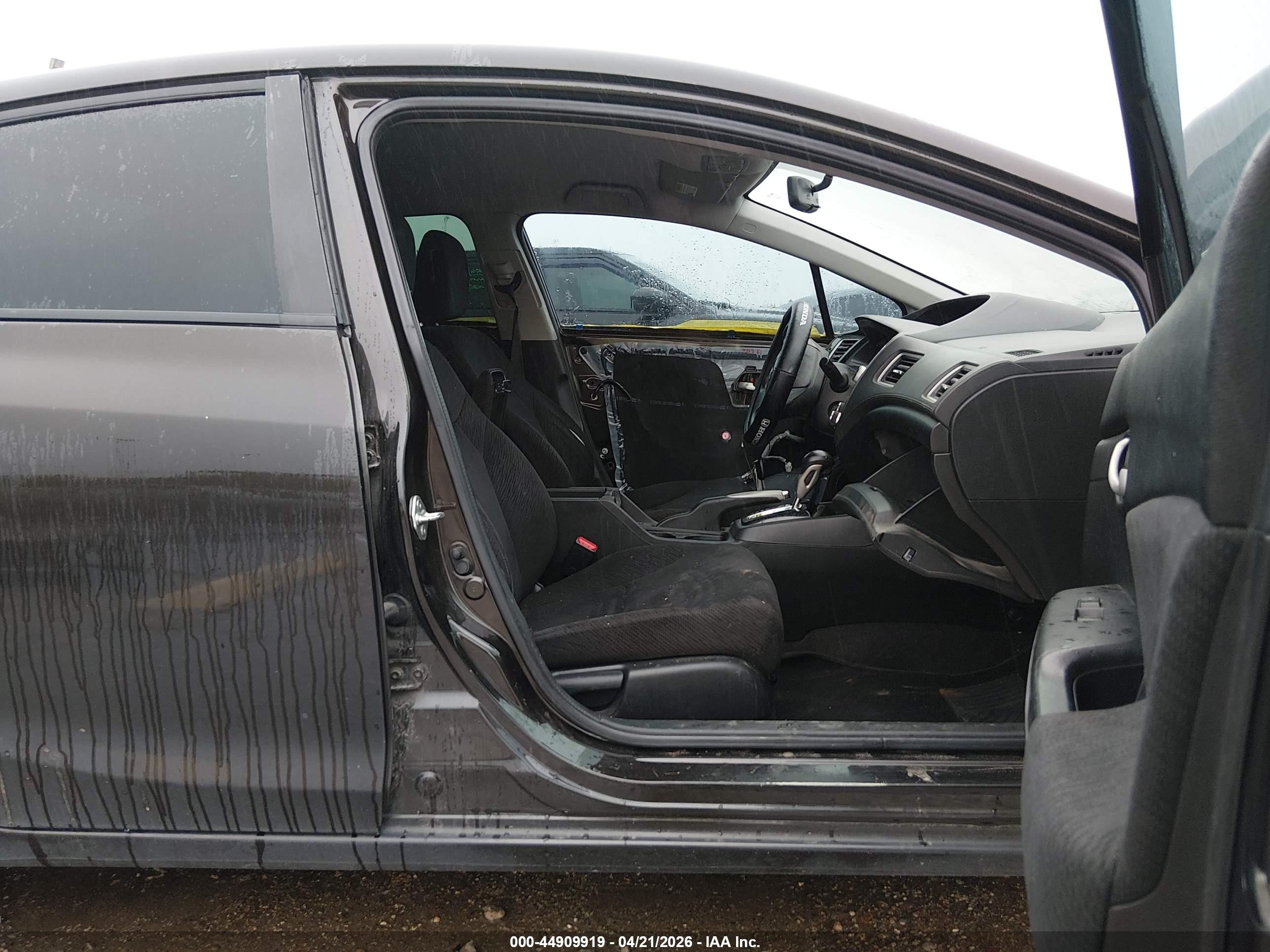 2013 Honda Civic Lx Dark Brown vin: 2HGFB2F58DH551542