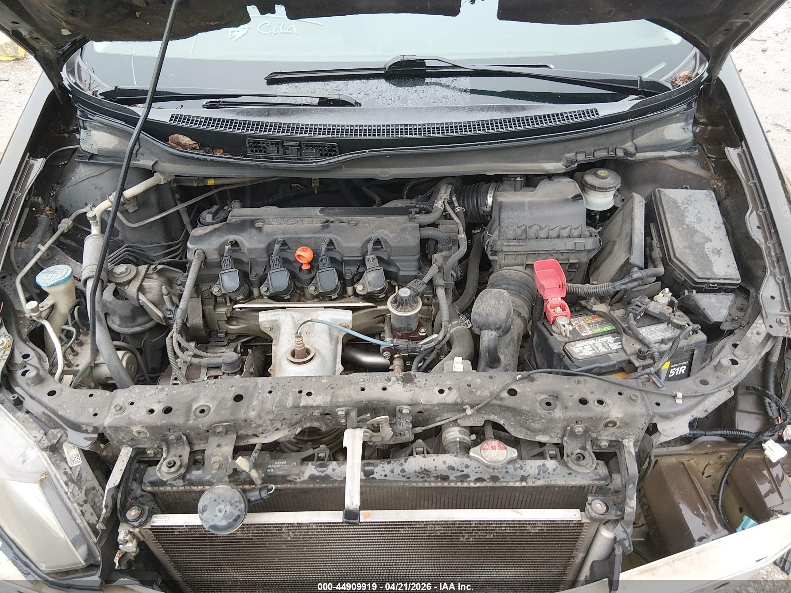 2013 Honda Civic Lx Dark Brown vin: 2HGFB2F58DH551542