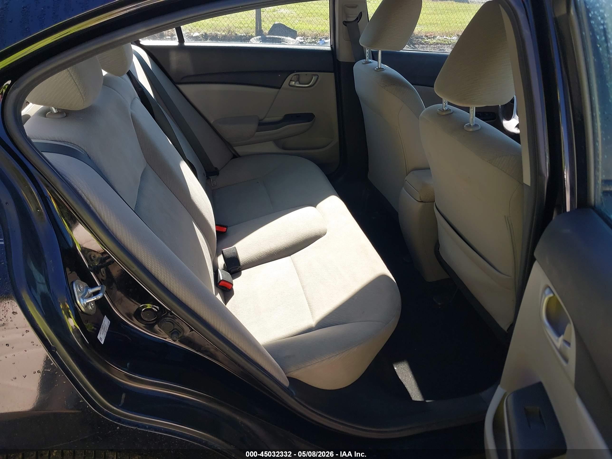 2013 Honda Civic Lx Black vin: 2HGFB2F58DH561522