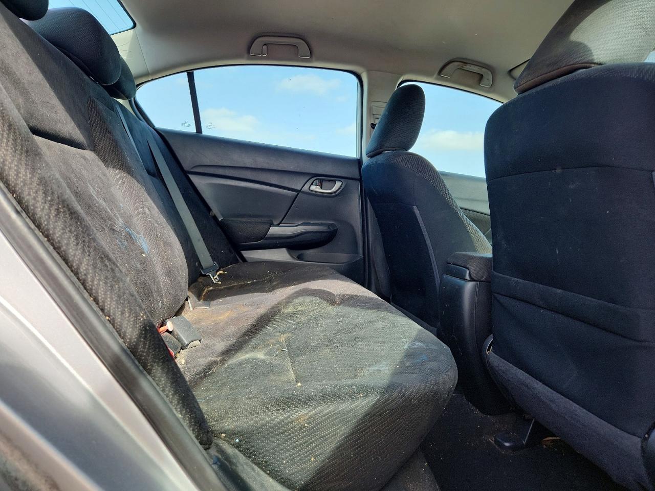 2013 Honda Civic Lx Silver vin: 2HGFB2F58DH563738