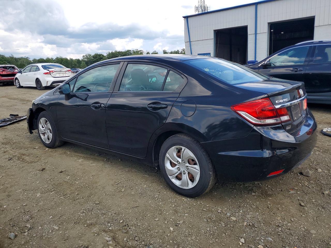 2013 Honda Civic Lx Black vin: 2HGFB2F58DH563836