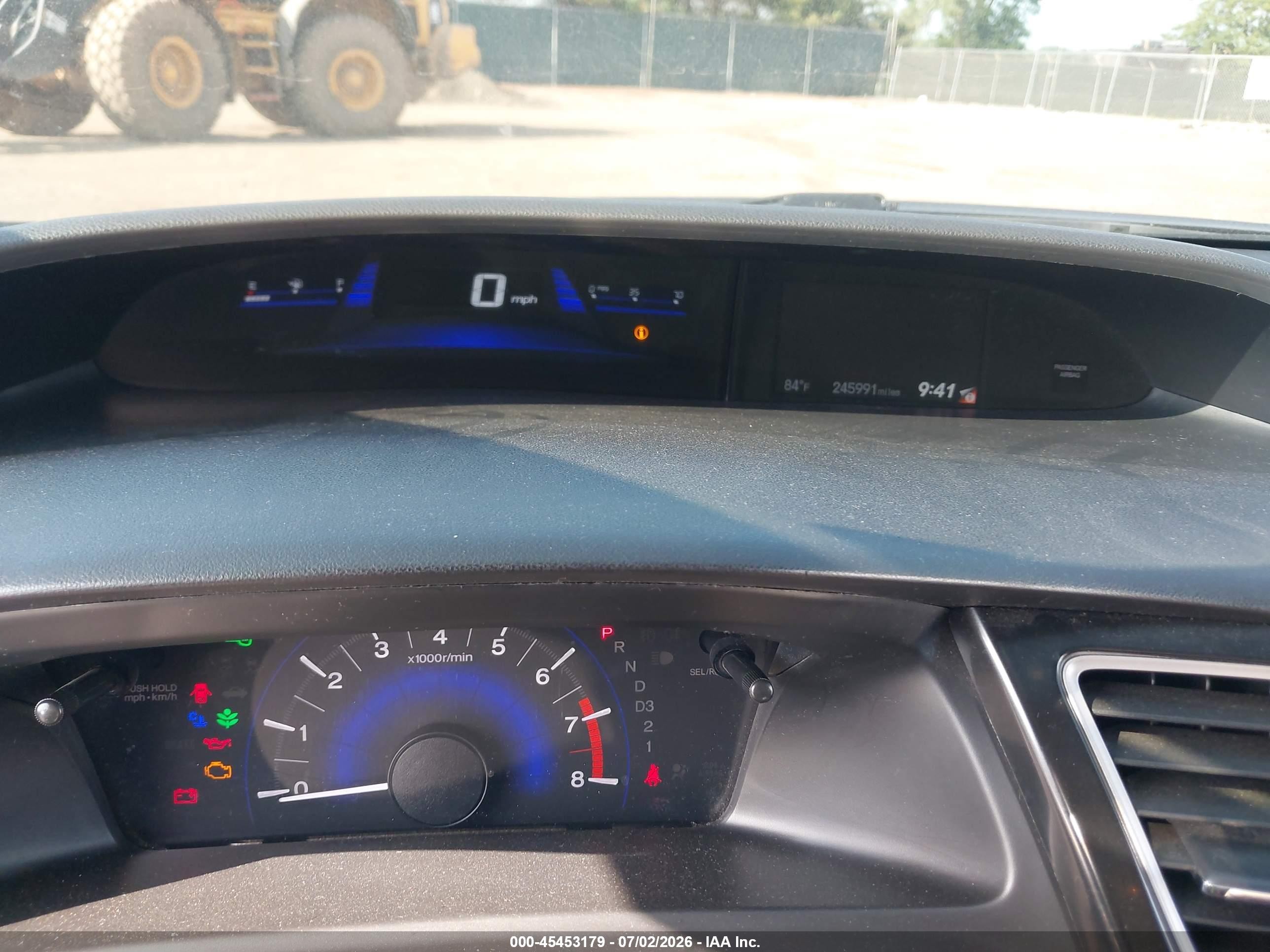 2013 Honda Civic Lx Серый vin: 2HGFB2F58DH565571