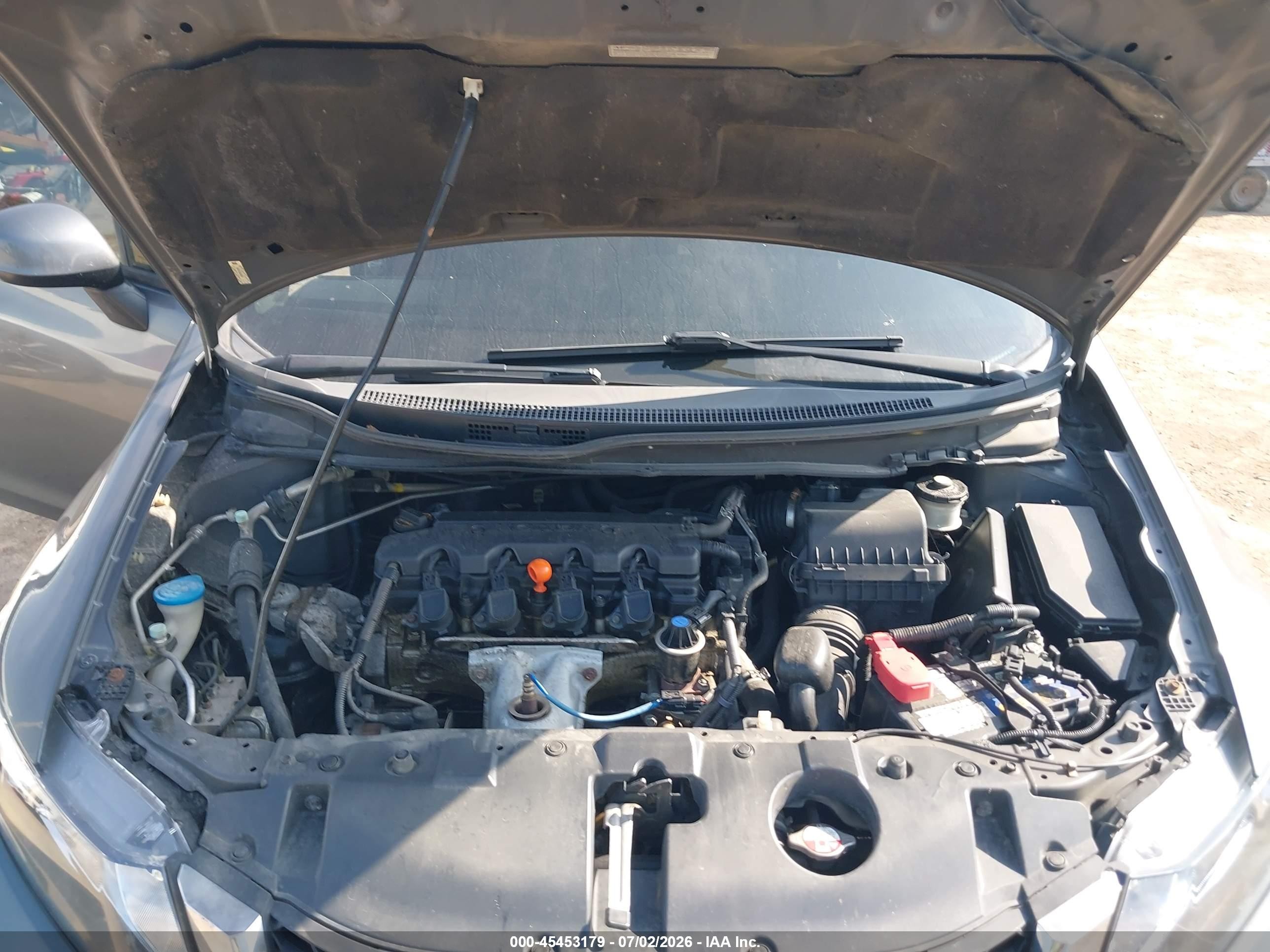 2013 Honda Civic Lx Серый vin: 2HGFB2F58DH565571
