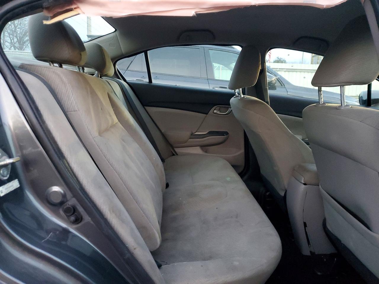 2013 Honda Civic Lx Gray vin: 2HGFB2F58DH569507