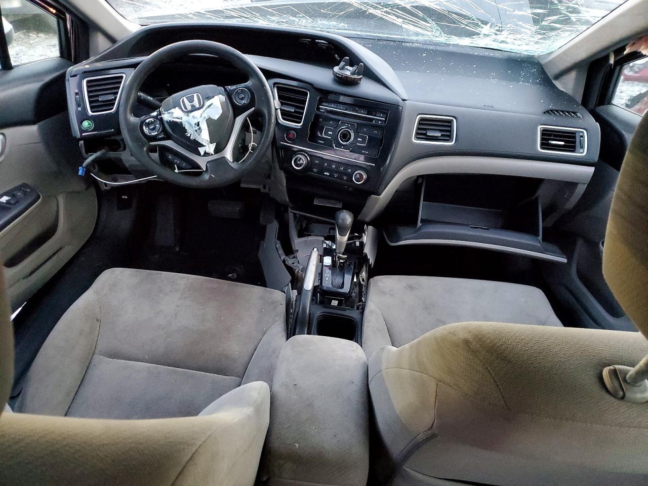 2013 Honda Civic Lx Gray vin: 2HGFB2F58DH569507