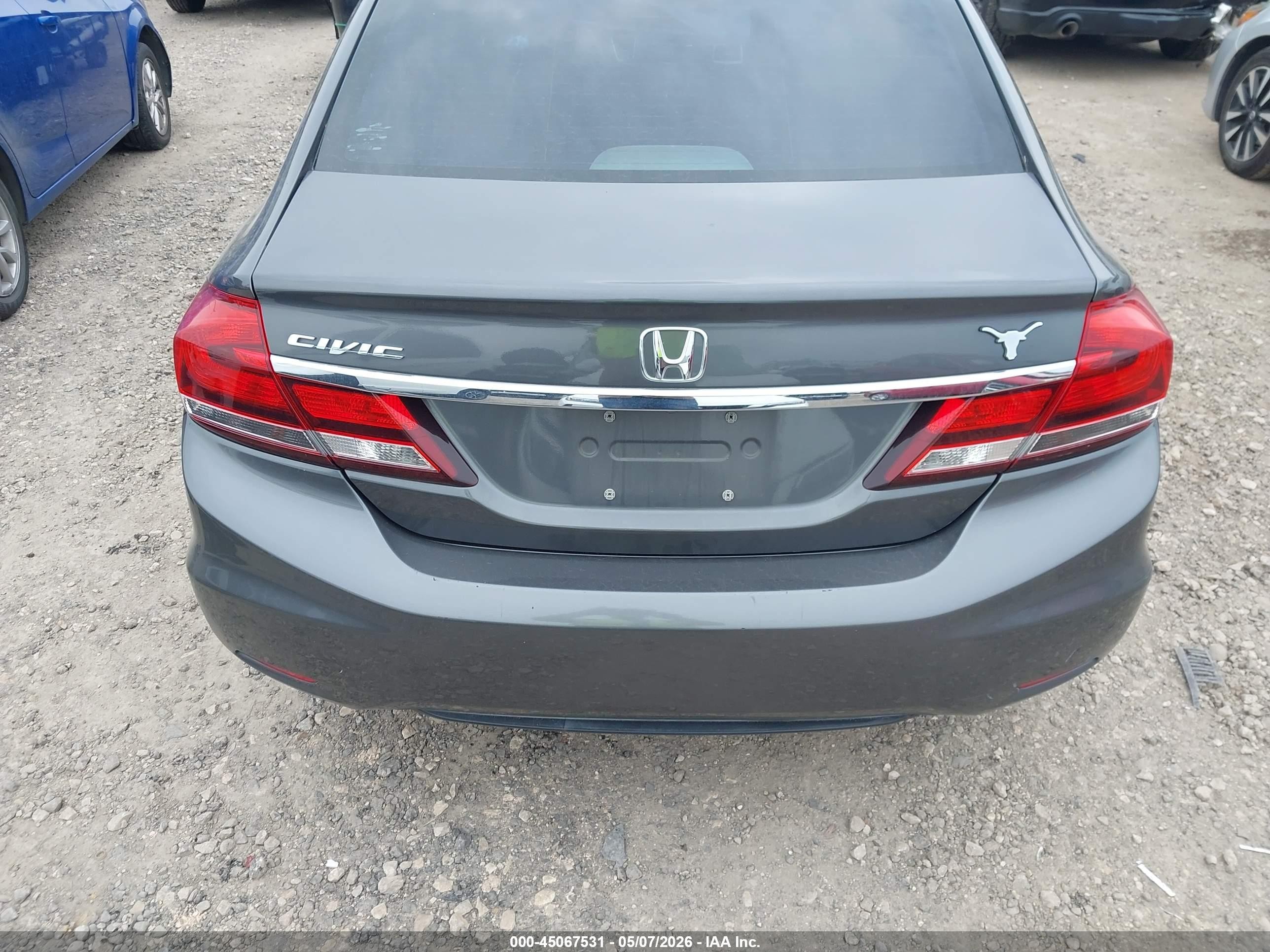 2013 Honda Civic Lx Black vin: 2HGFB2F58DH581561