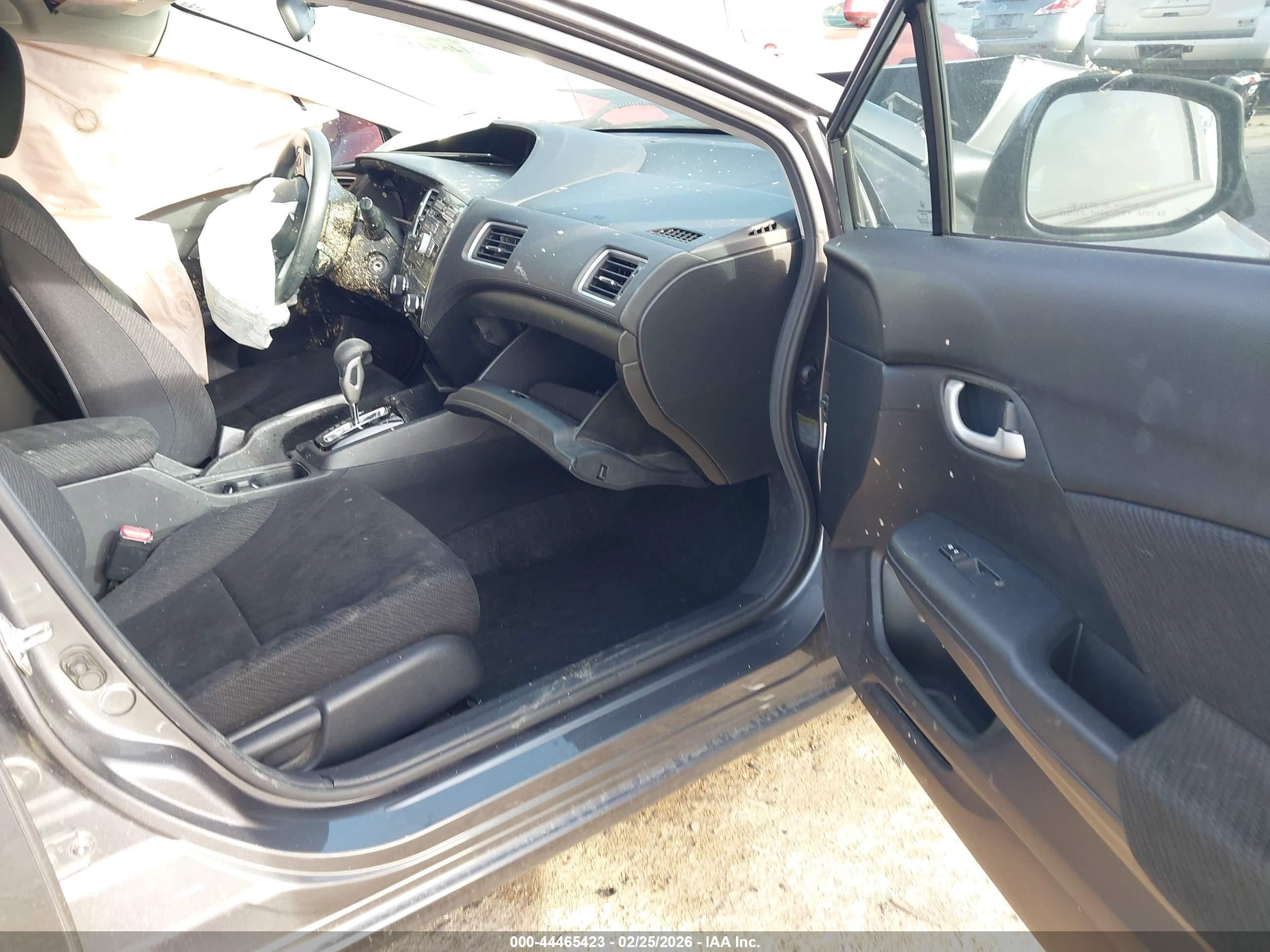 2013 Honda Civic Lx Gray vin: 2HGFB2F58DH602540