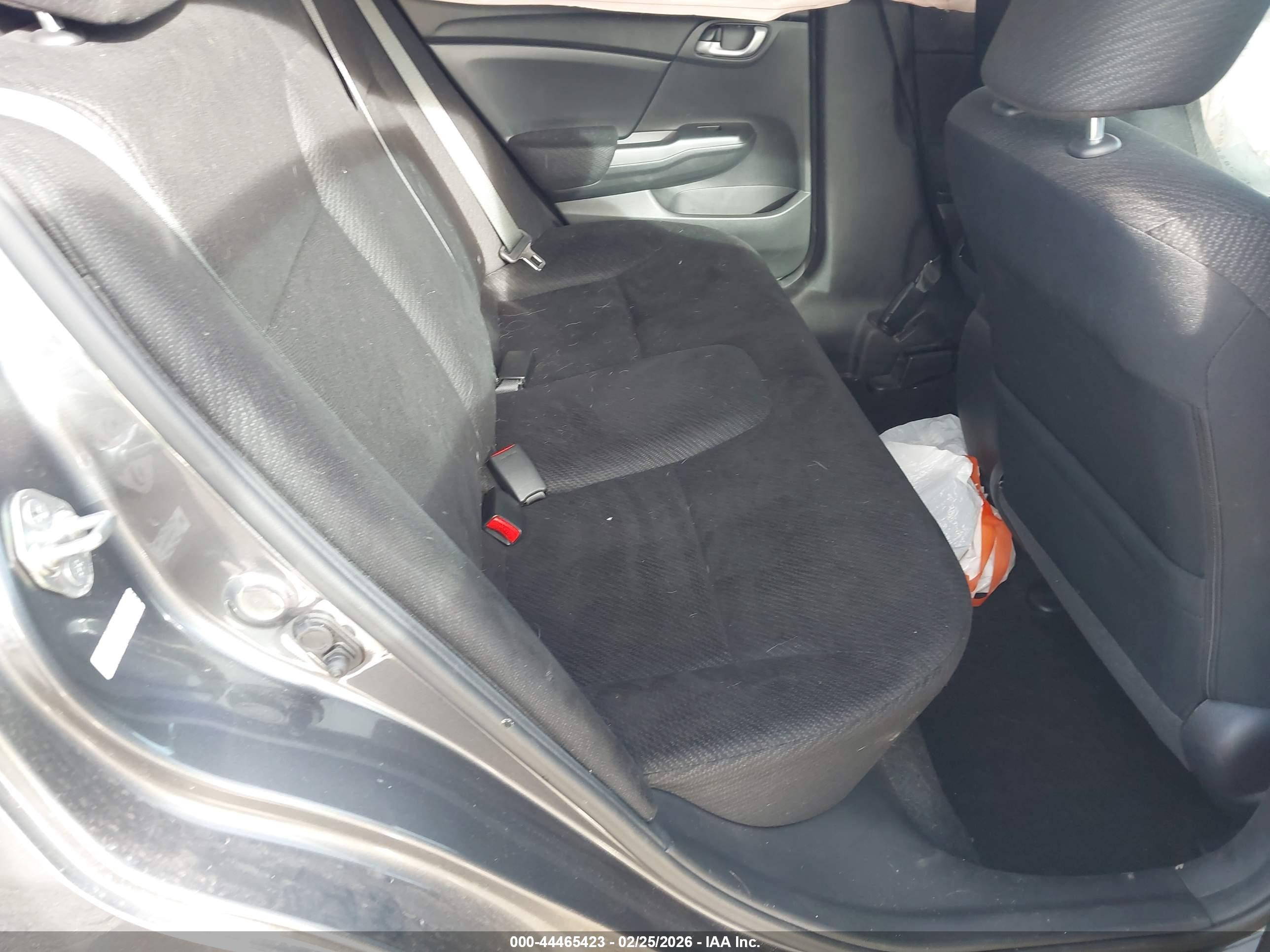 2013 Honda Civic Lx Gray vin: 2HGFB2F58DH602540
