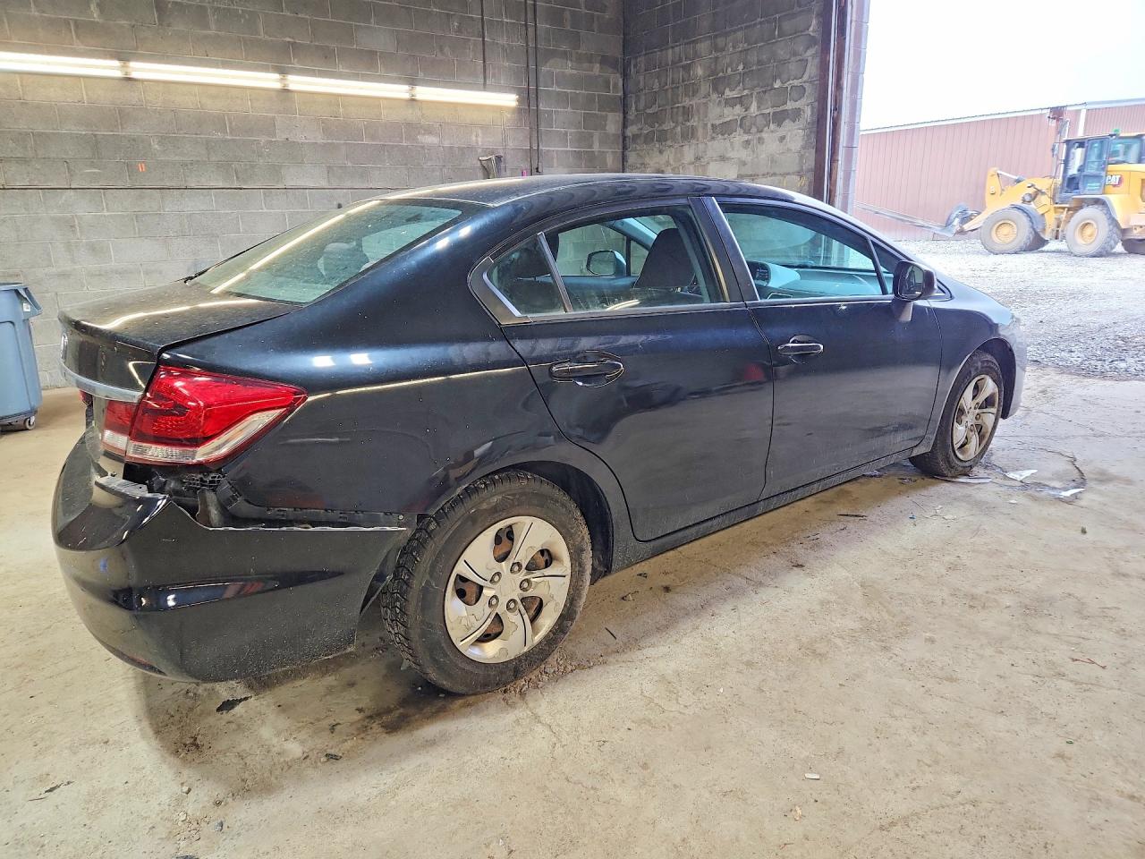 2013 Honda Civic Lx Black vin: 2HGFB2F58DH603672