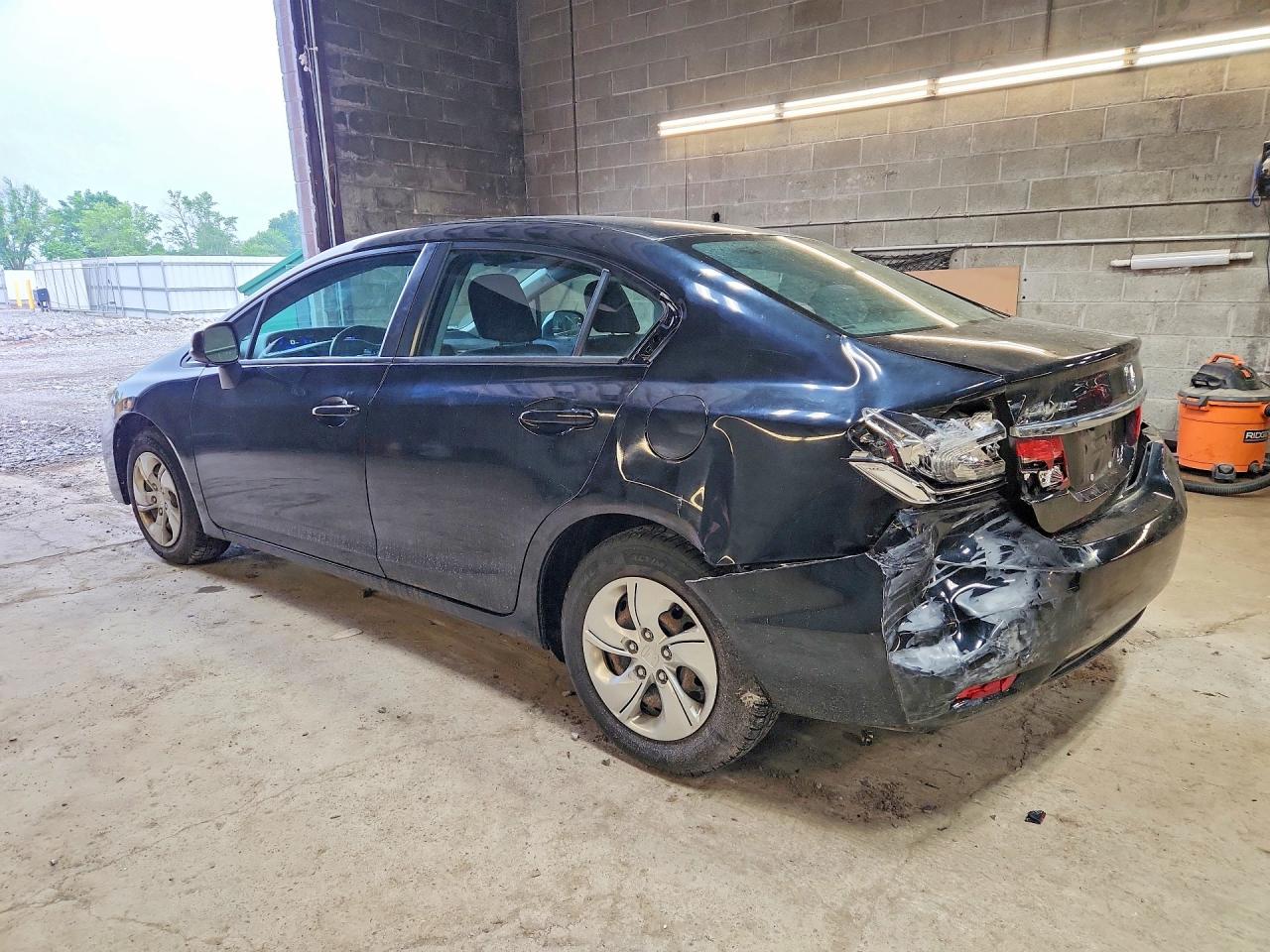 2013 Honda Civic Lx Black vin: 2HGFB2F58DH603672