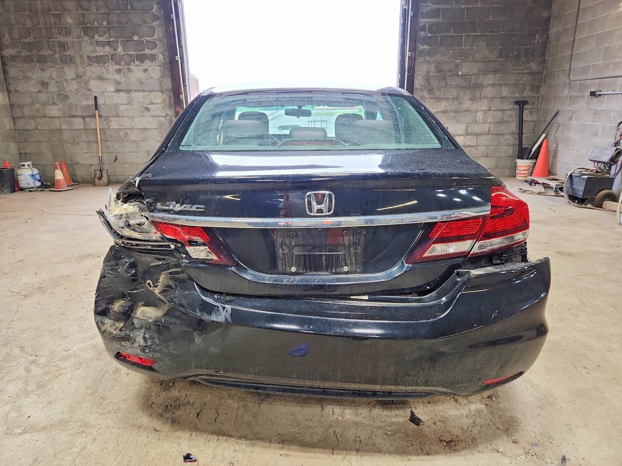 2013 Honda Civic Lx Black vin: 2HGFB2F58DH603672