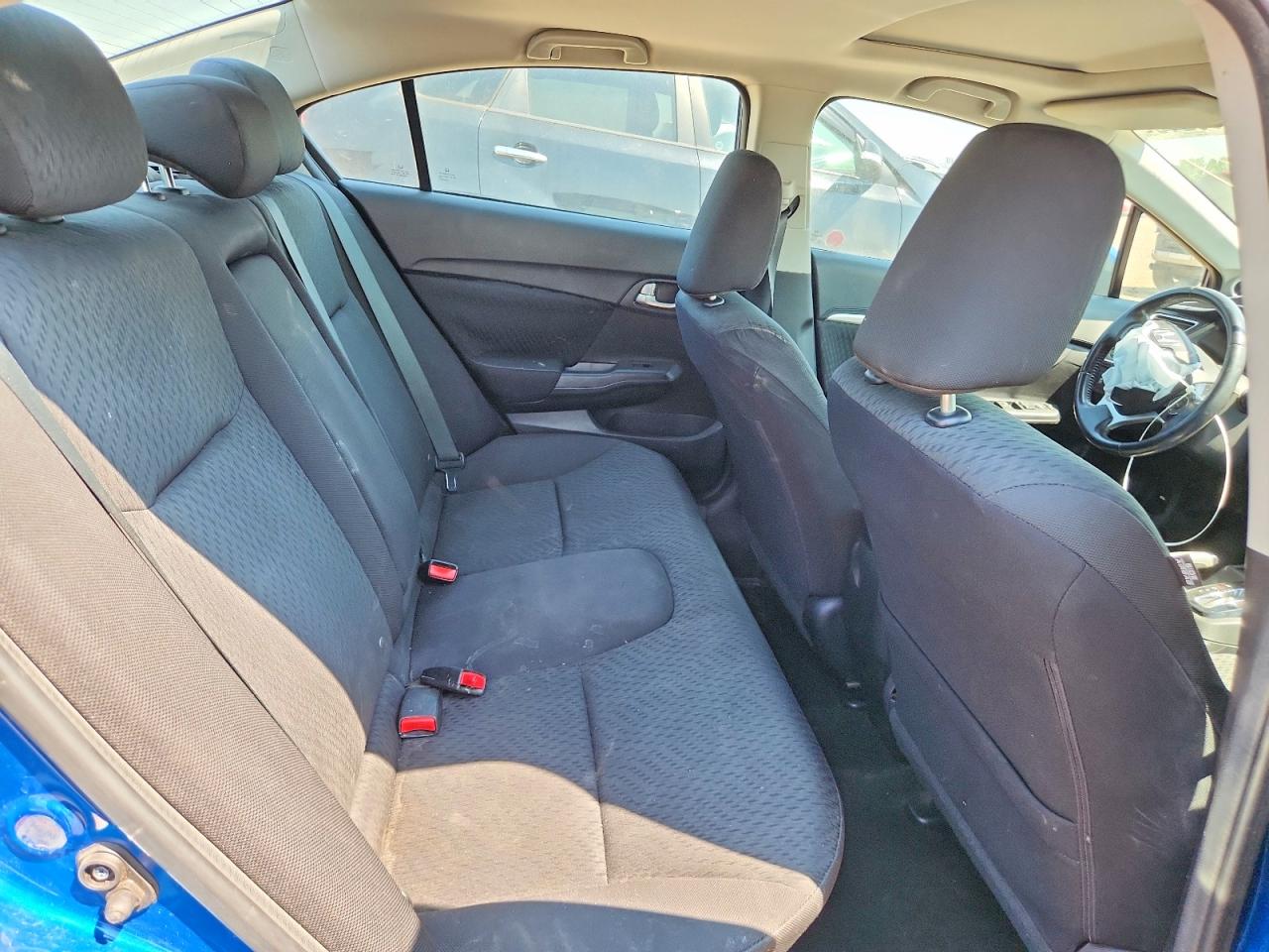 2014 Honda Civic Lx Blue vin: 2HGFB2F58EH006099