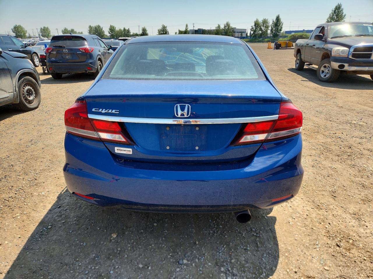 2014 Honda Civic Lx Blue vin: 2HGFB2F58EH006099