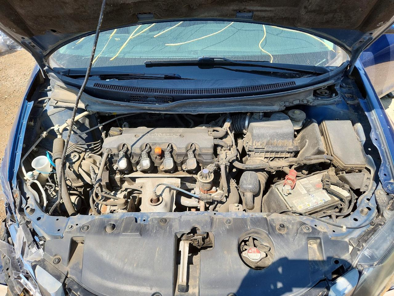 2014 Honda Civic Lx Blue vin: 2HGFB2F58EH006099