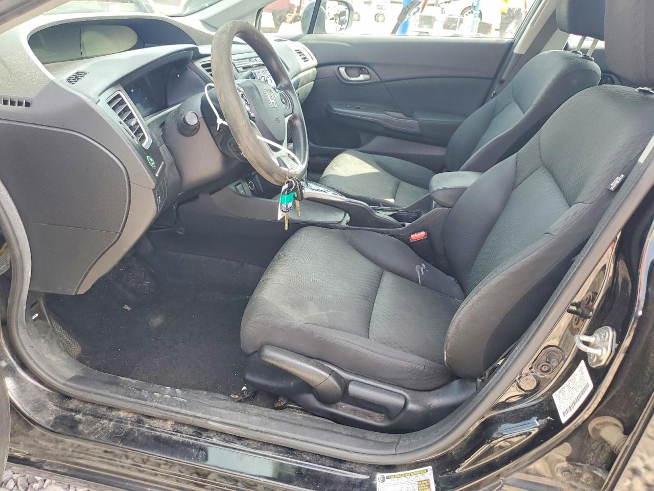2014 Honda Civic Lx Black vin: 2HGFB2F58EH502262