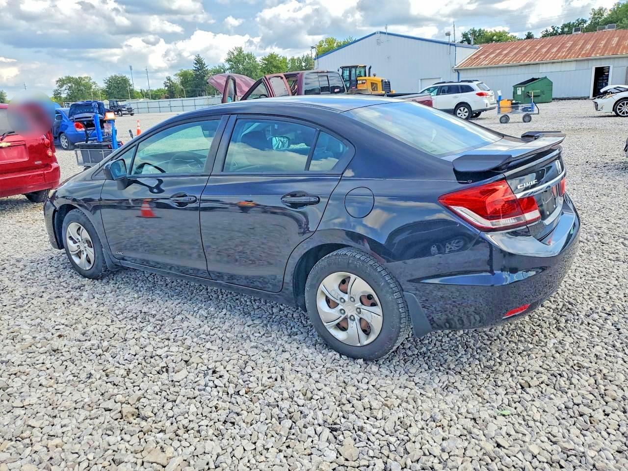 2014 Honda Civic Lx Black vin: 2HGFB2F58EH502262