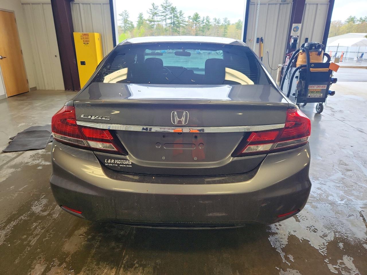 2014 Honda Civic Серый vin: 2HGFB2F58EH502519