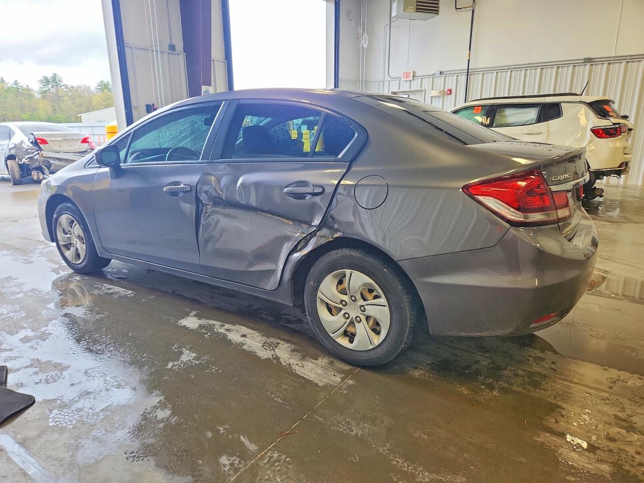 2014 Honda Civic Серый vin: 2HGFB2F58EH502519
