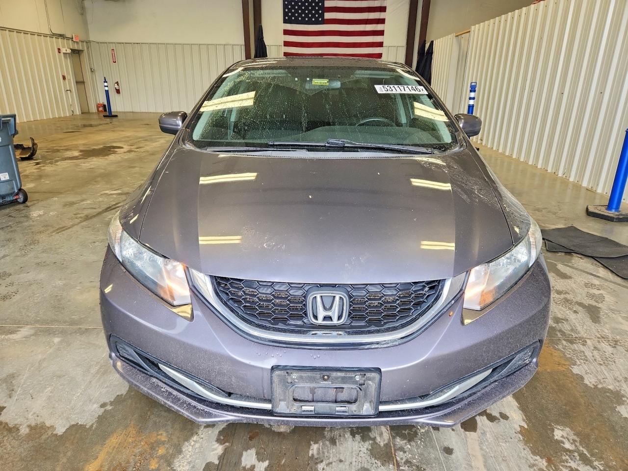 2014 Honda Civic Серый vin: 2HGFB2F58EH502519