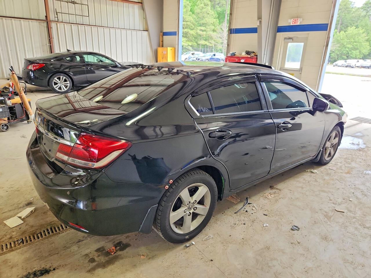 2014 Honda Civic Lx Black vin: 2HGFB2F58EH505579