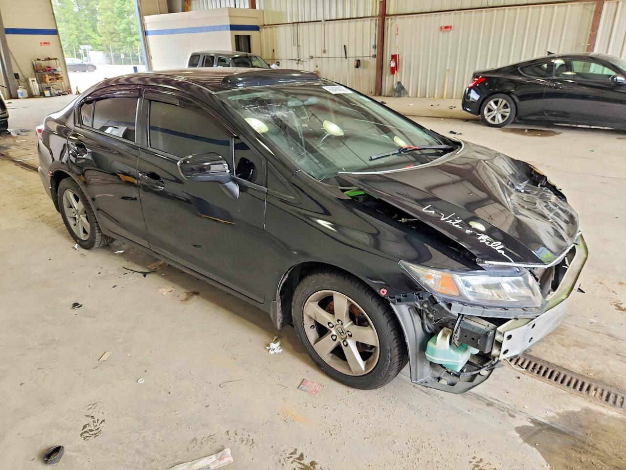 2014 Honda Civic Lx Black vin: 2HGFB2F58EH505579