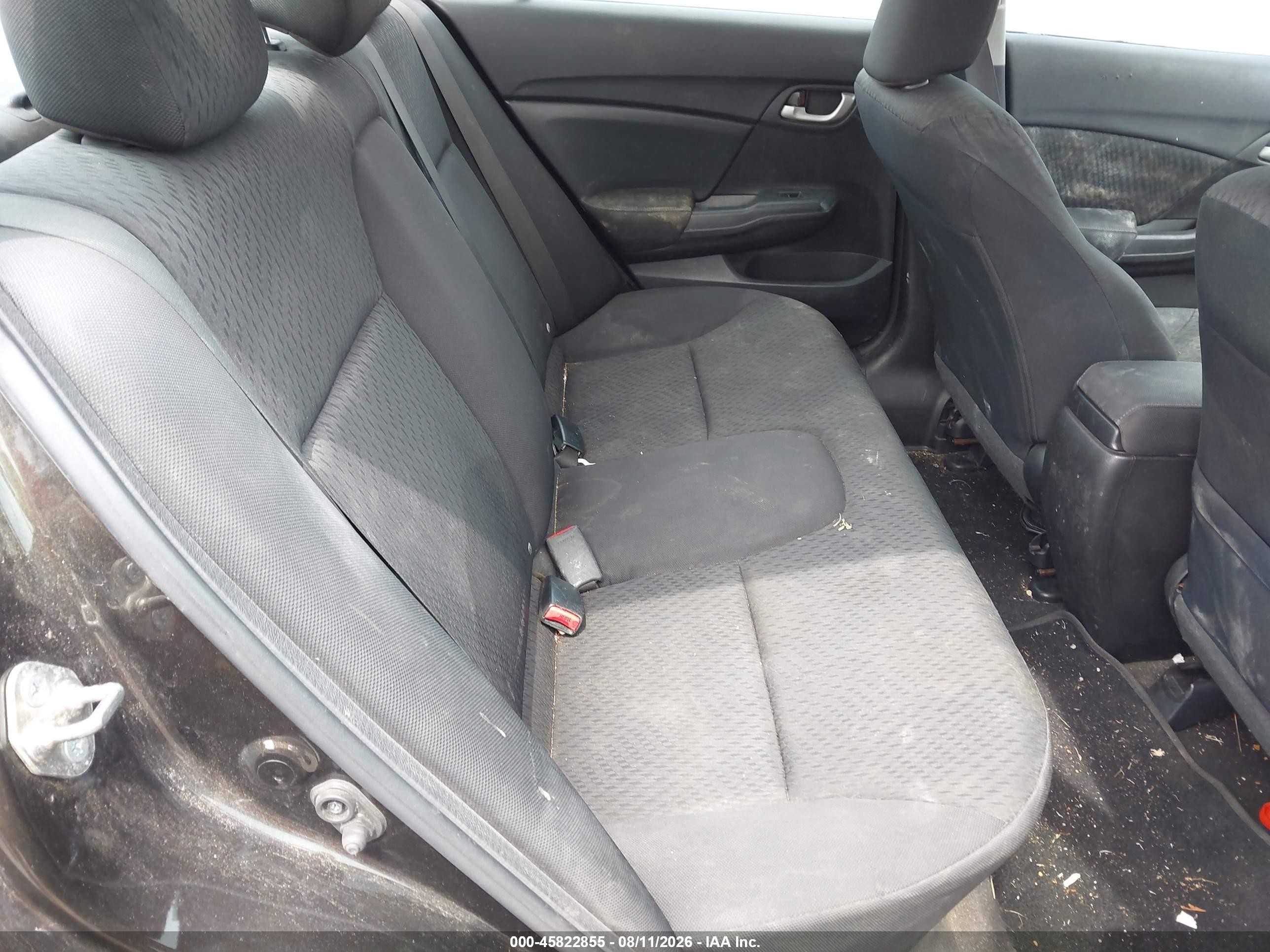 2014 Honda Civic Lx Brown vin: 2HGFB2F58EH513102