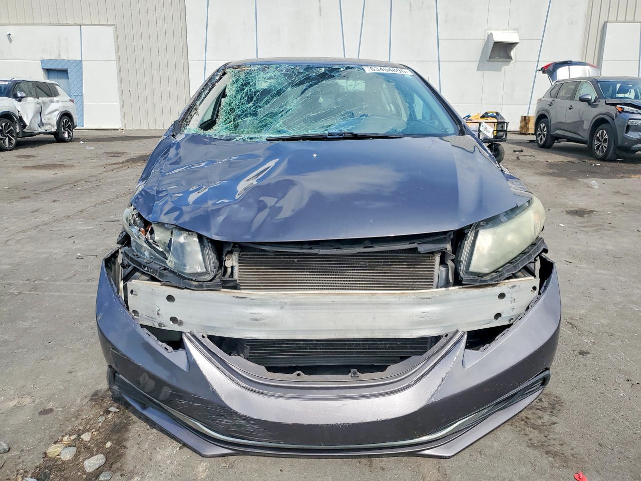 2014 Honda Civic Lx Charcoal vin: 2HGFB2F58EH513861