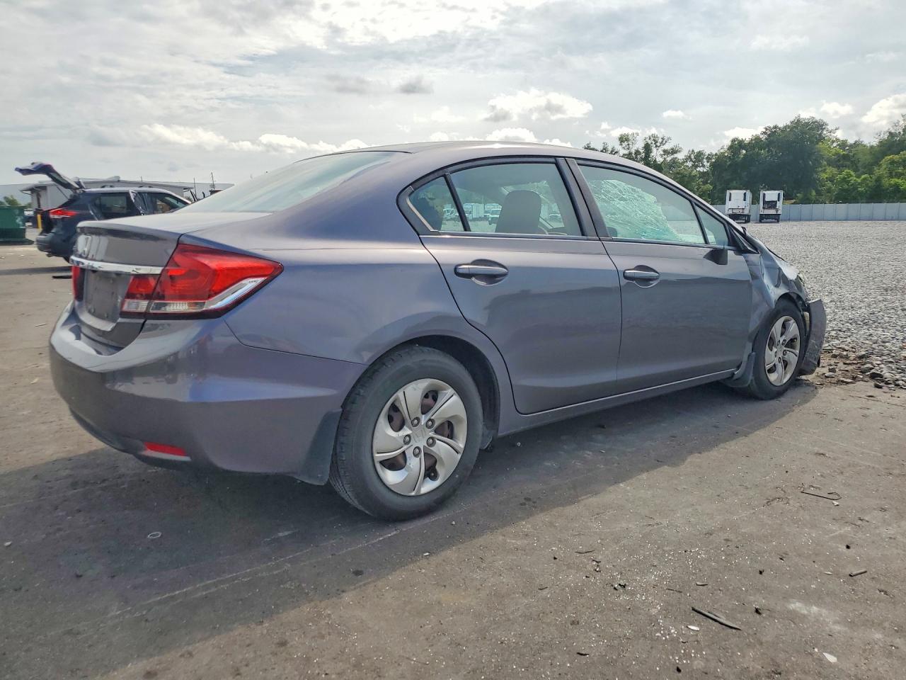 2014 Honda Civic Lx Charcoal vin: 2HGFB2F58EH513861