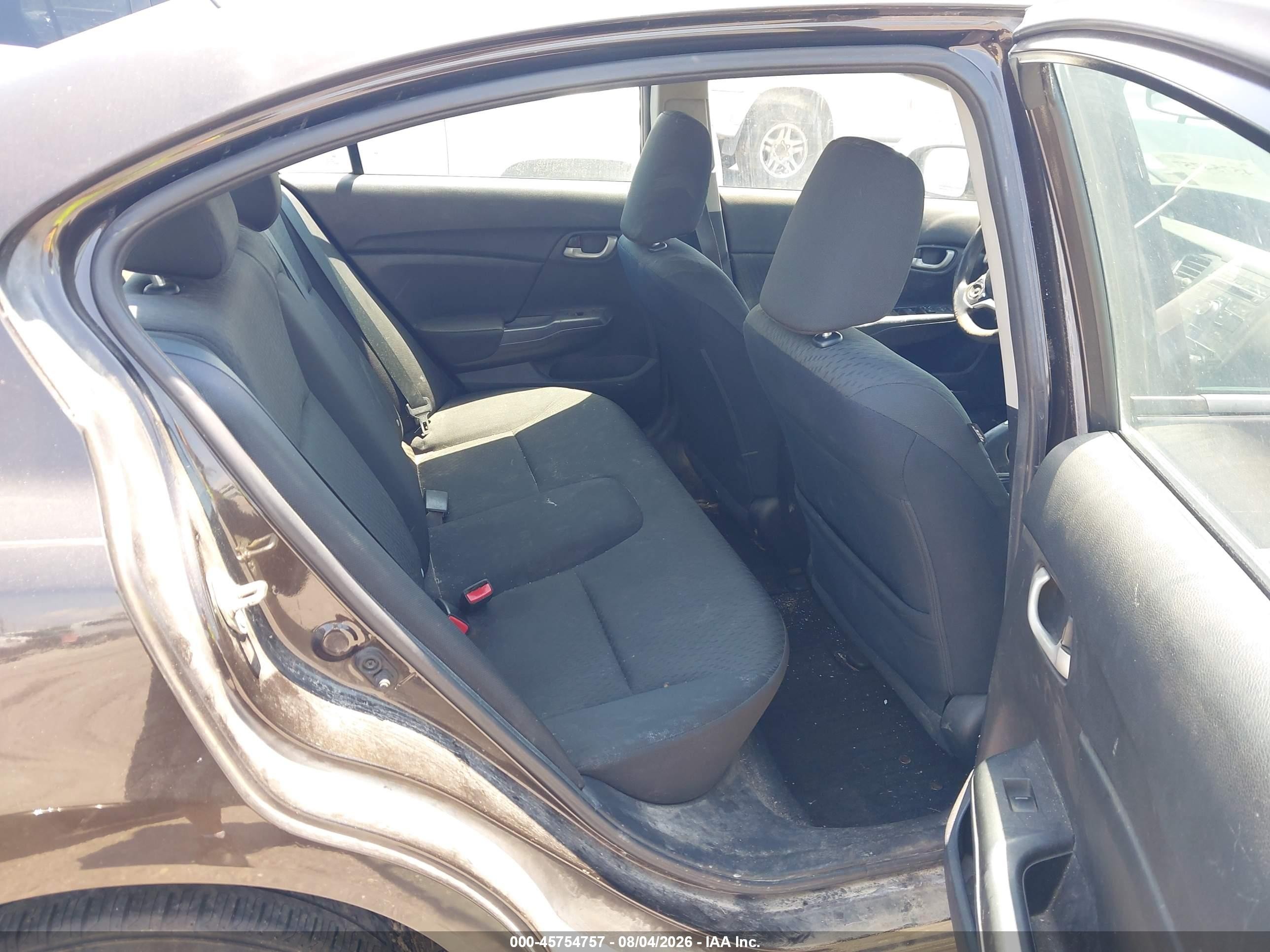 2014 Honda Civic Lx Black vin: 2HGFB2F58EH517022