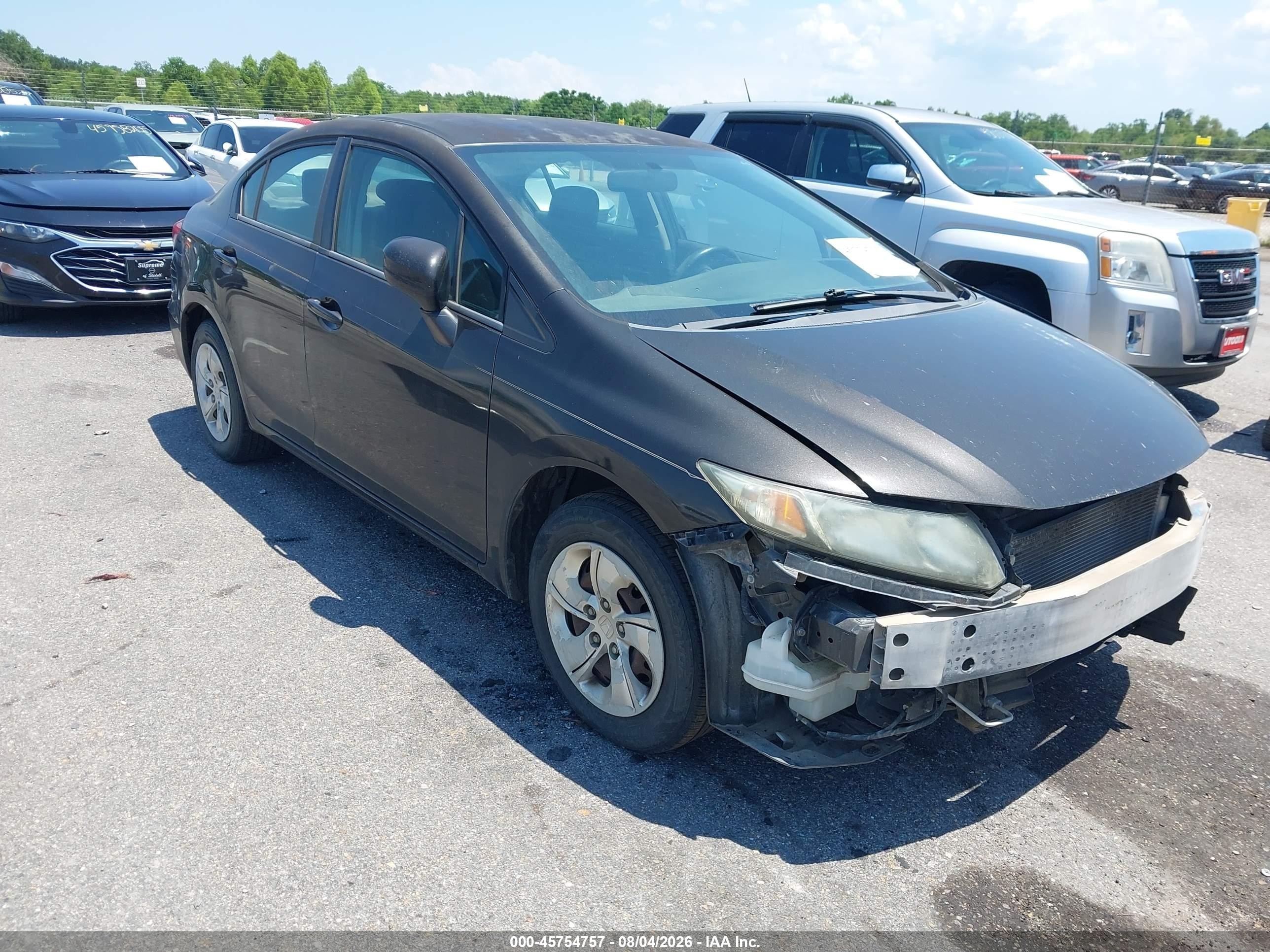 2014 Honda Civic Lx Black vin: 2HGFB2F58EH517022