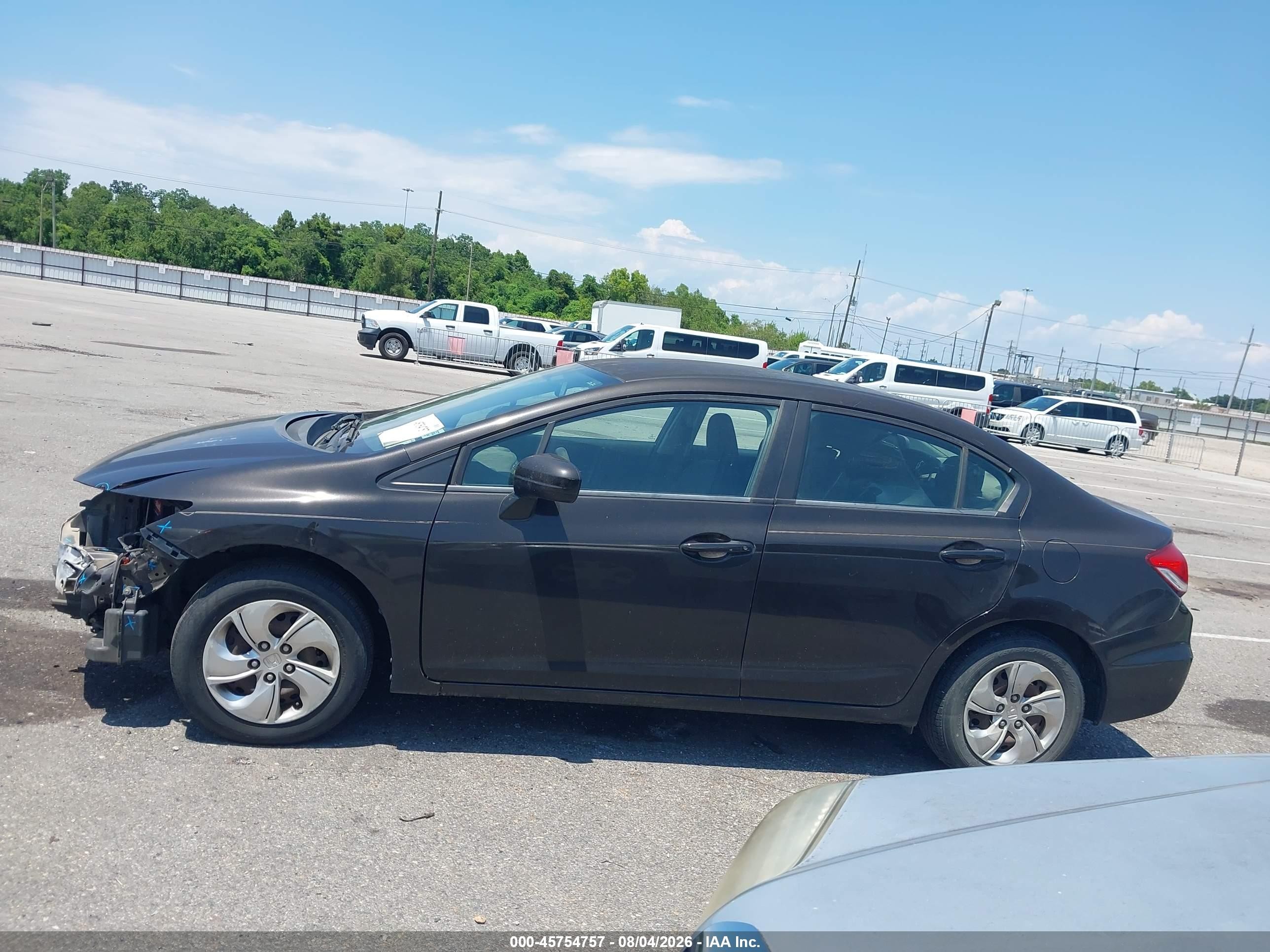 2014 Honda Civic Lx Black vin: 2HGFB2F58EH517022