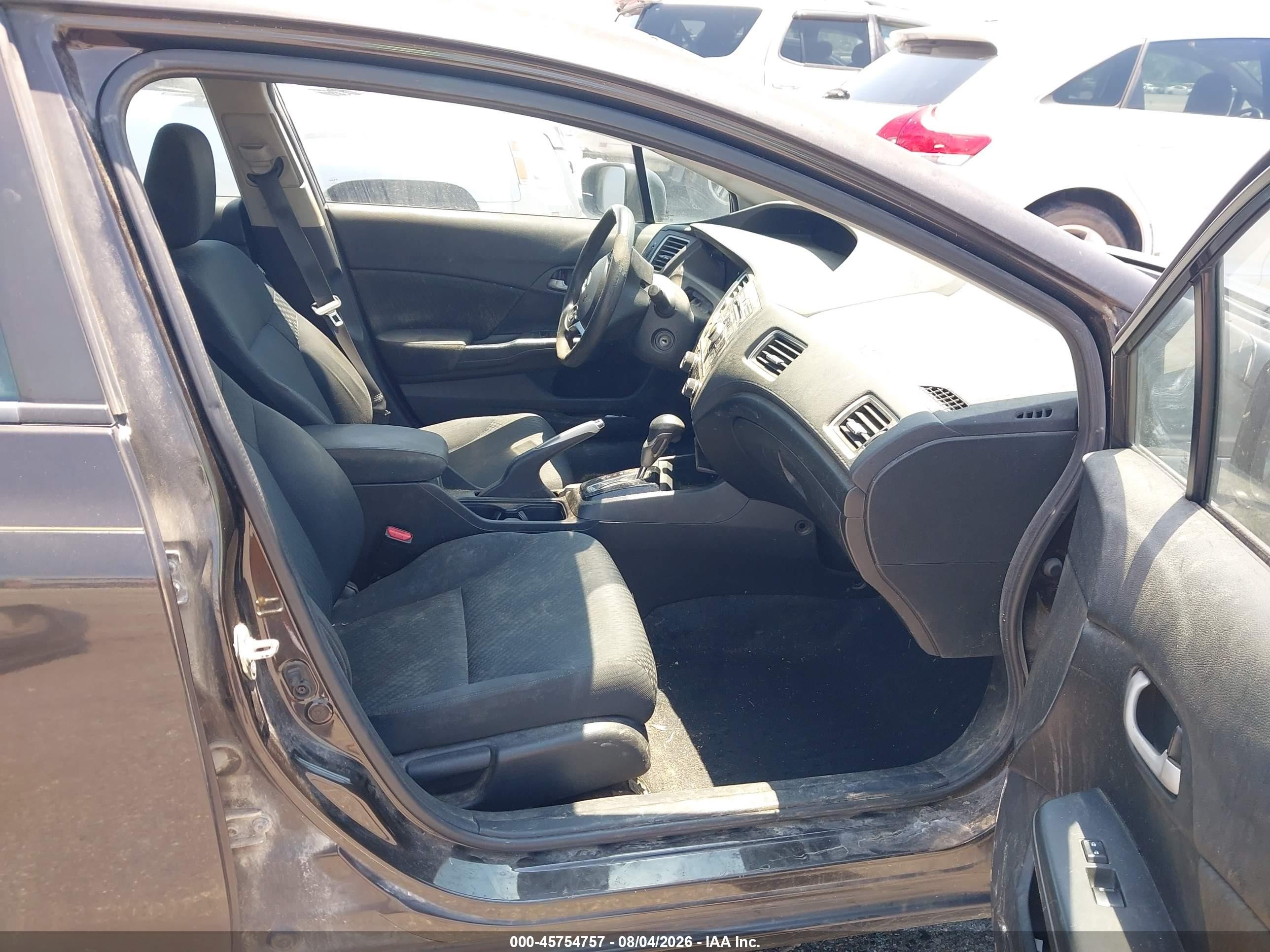 2014 Honda Civic Lx Black vin: 2HGFB2F58EH517022