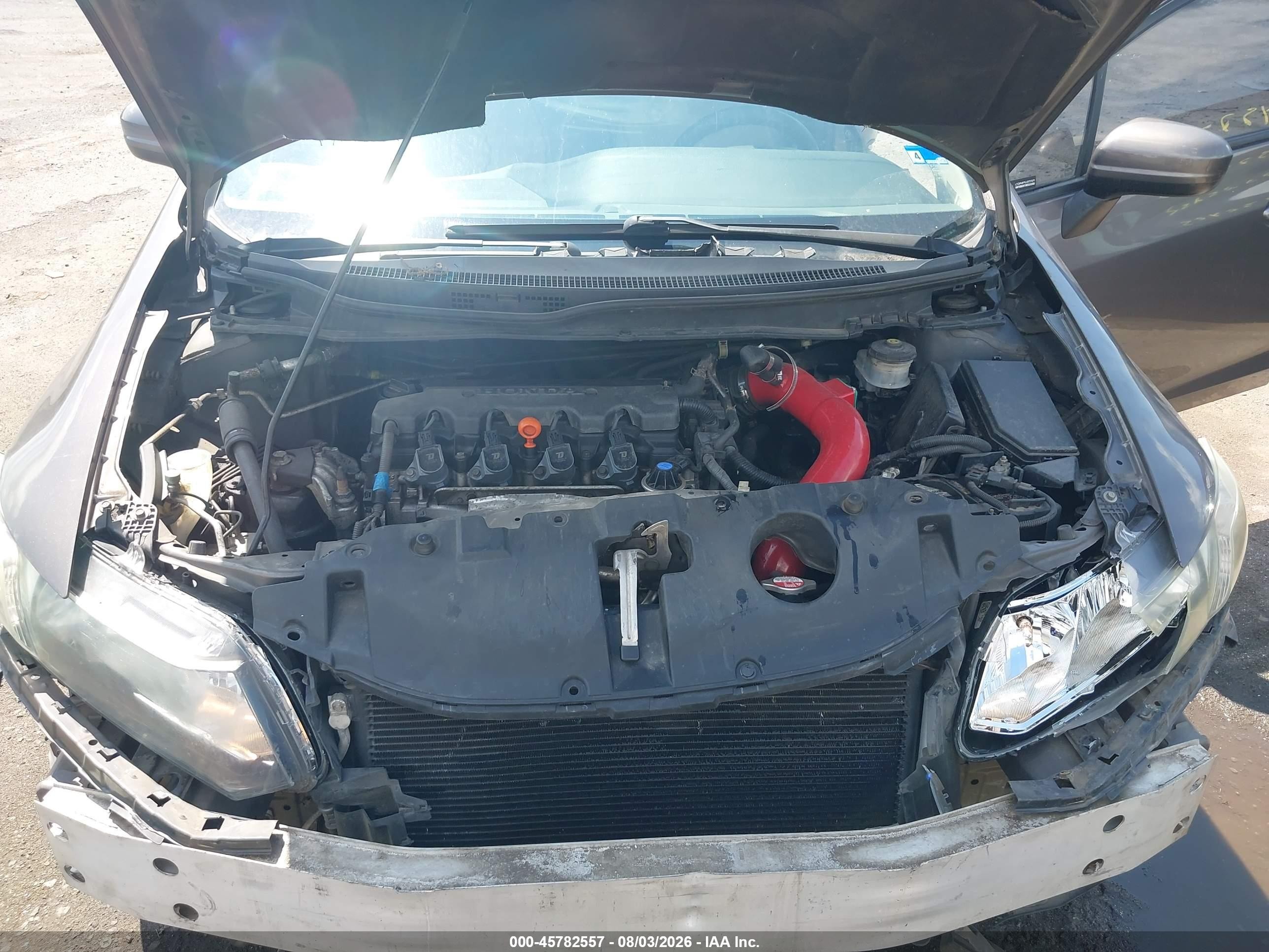 2014 Honda Civic Lx Gray vin: 2HGFB2F58EH533723