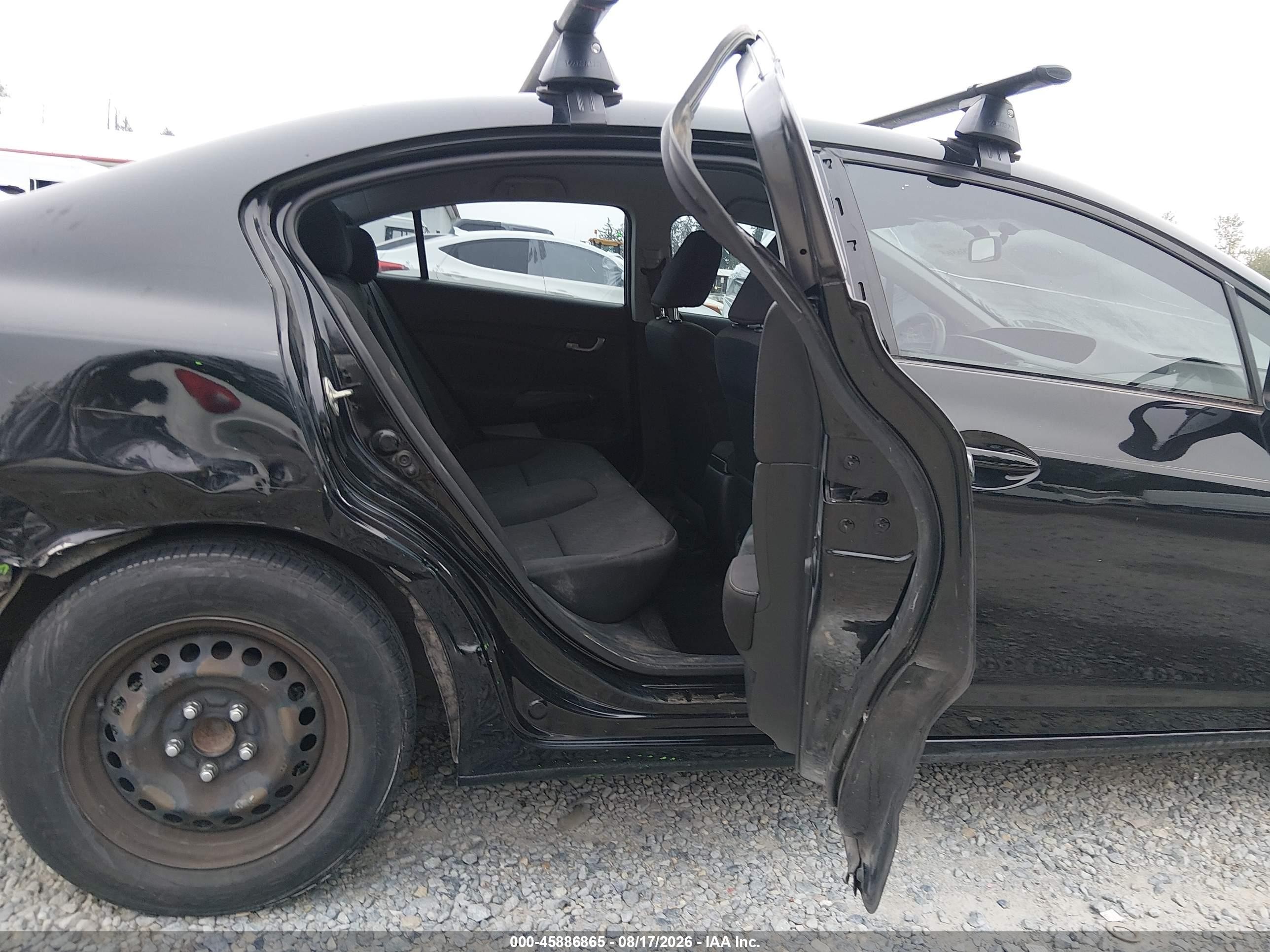 2014 Honda Civic Lx Black vin: 2HGFB2F58EH536282