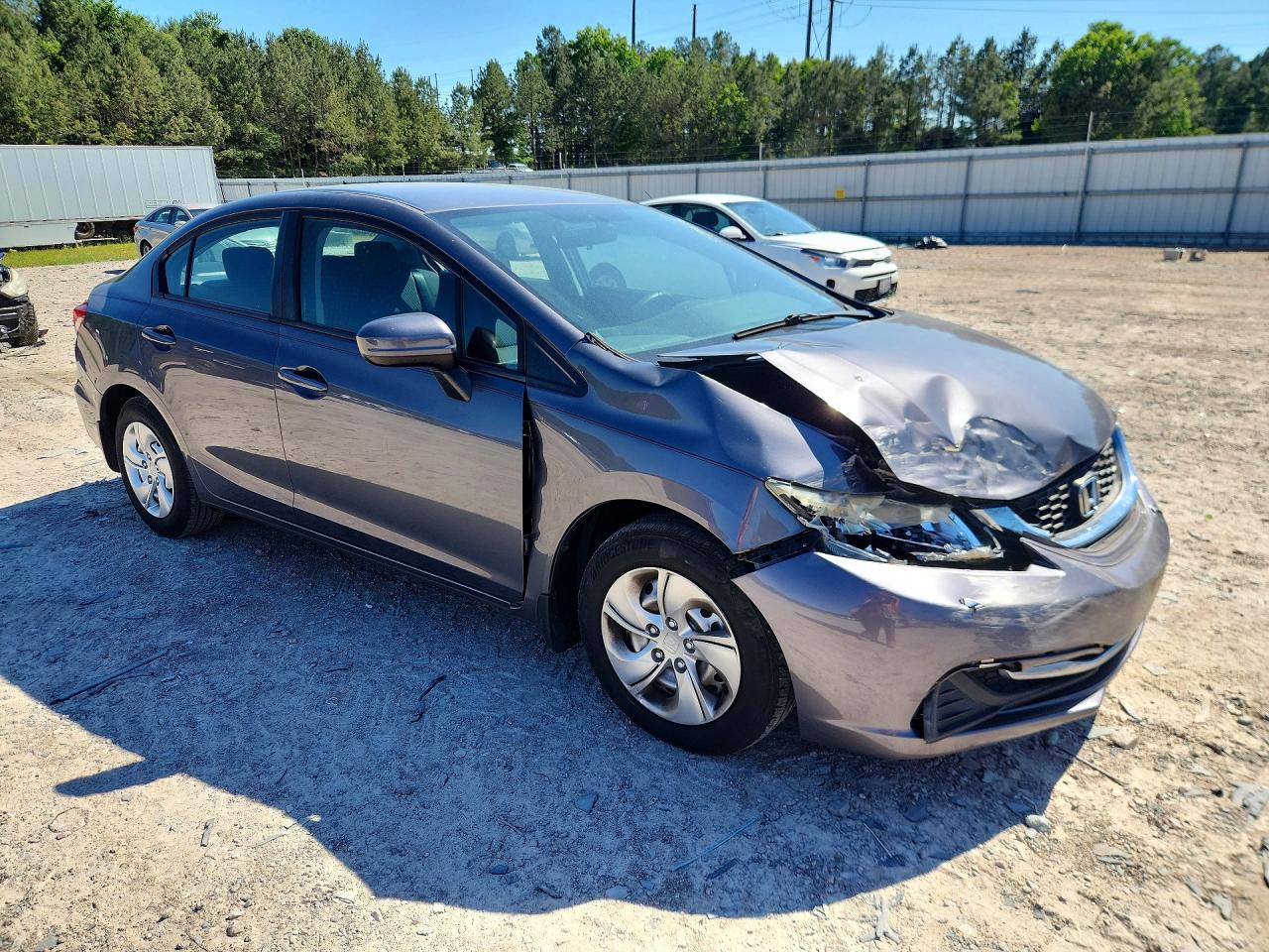 2014 Honda Civic Lx Charcoal vin: 2HGFB2F58EH541353