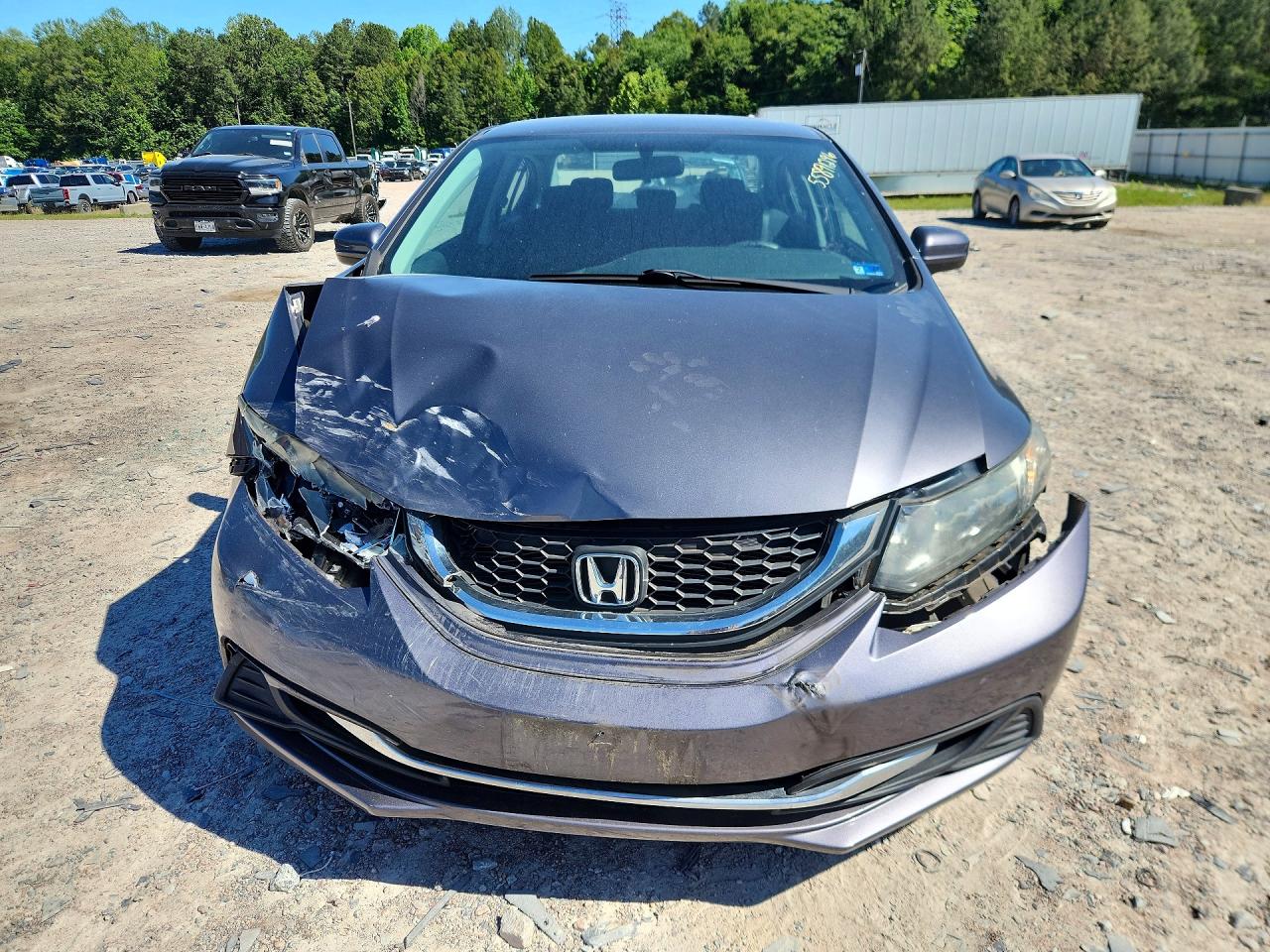 2014 Honda Civic Lx Charcoal vin: 2HGFB2F58EH541353