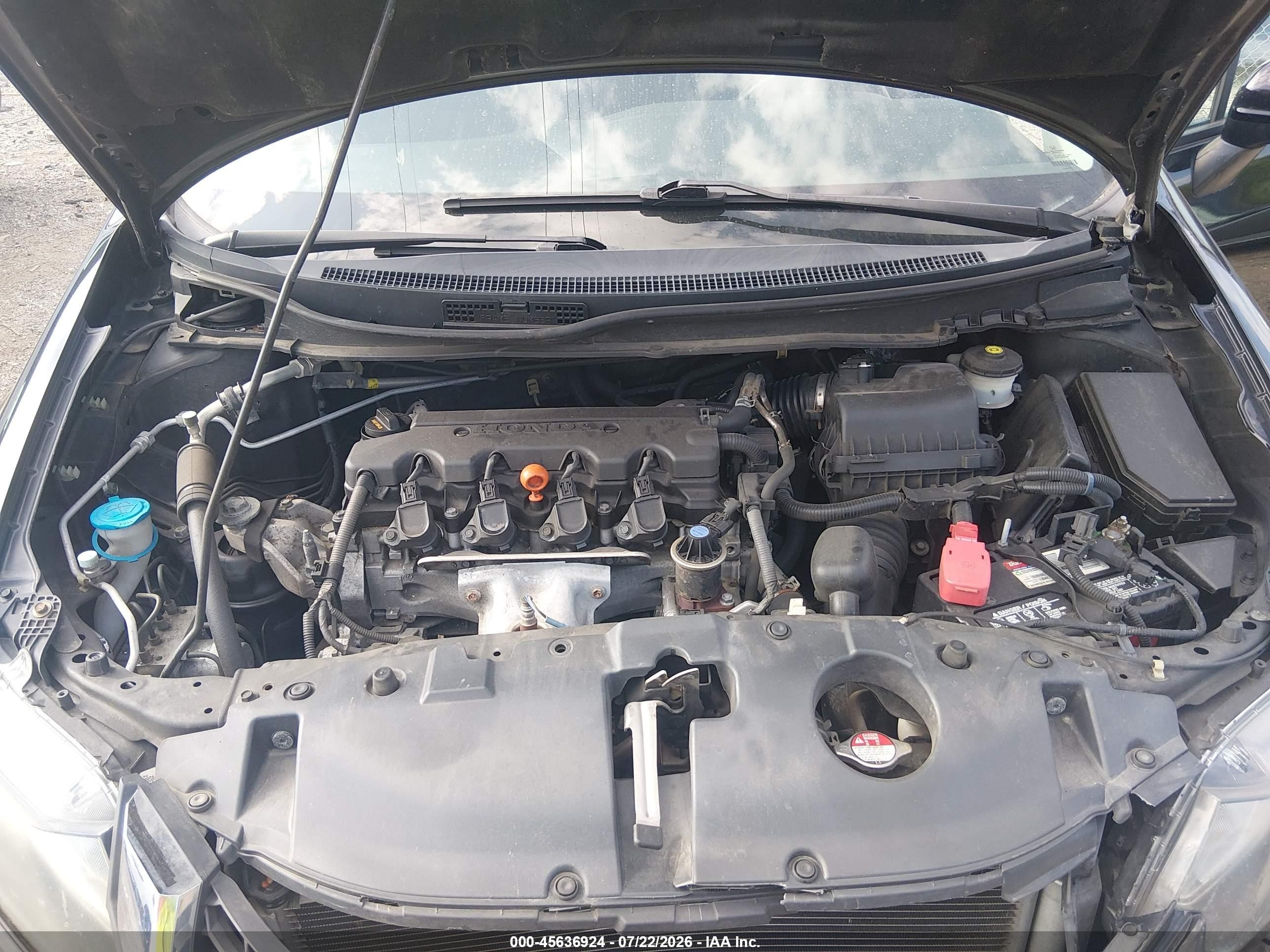 2014 Honda Civic Lx Black vin: 2HGFB2F58EH558105