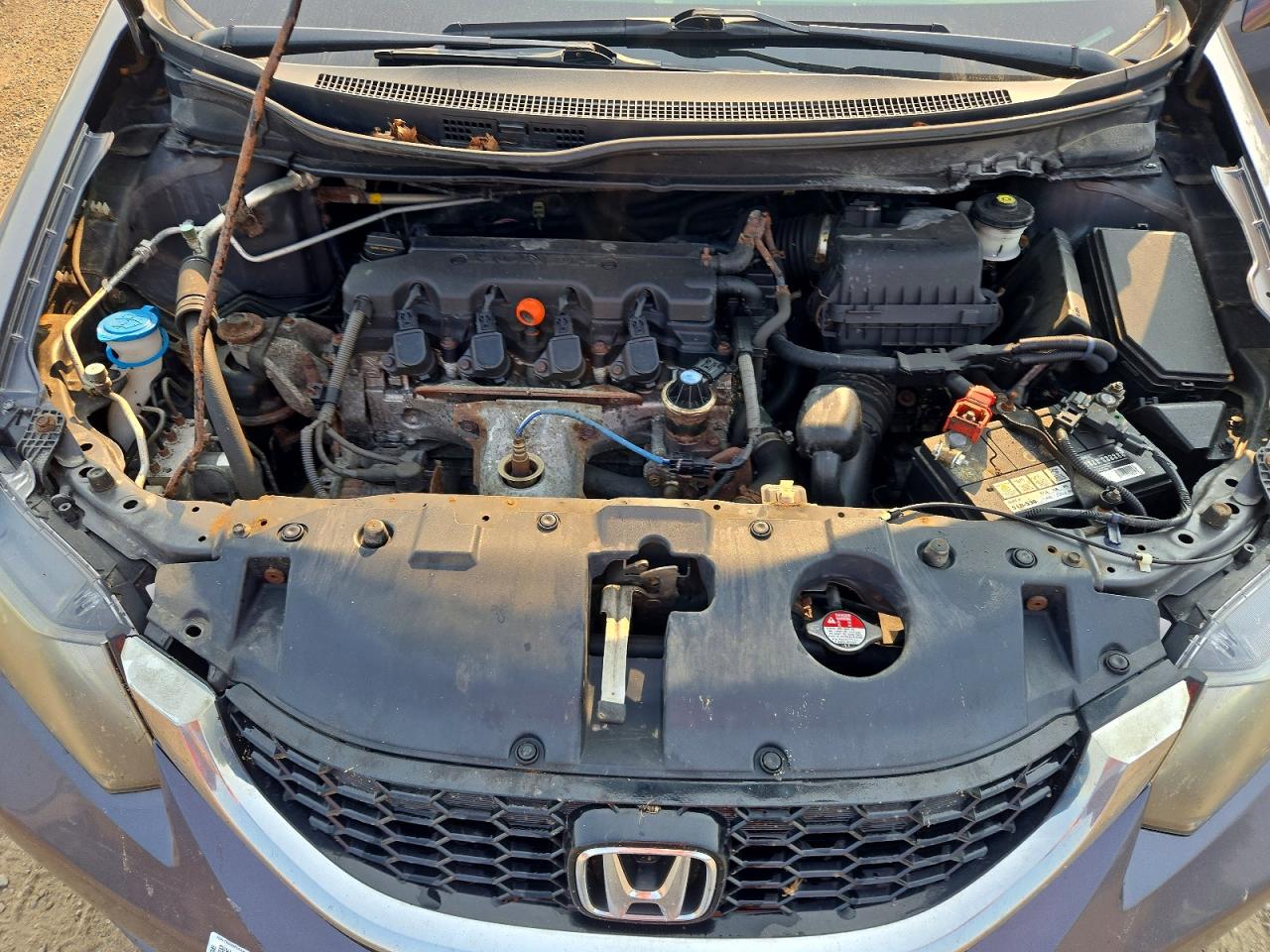 2015 Honda Civic Lx Gray vin: 2HGFB2F58FH002751