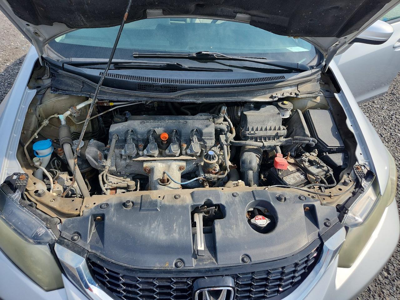 2015 Honda Civic Lx Серебряный vin: 2HGFB2F58FH023891