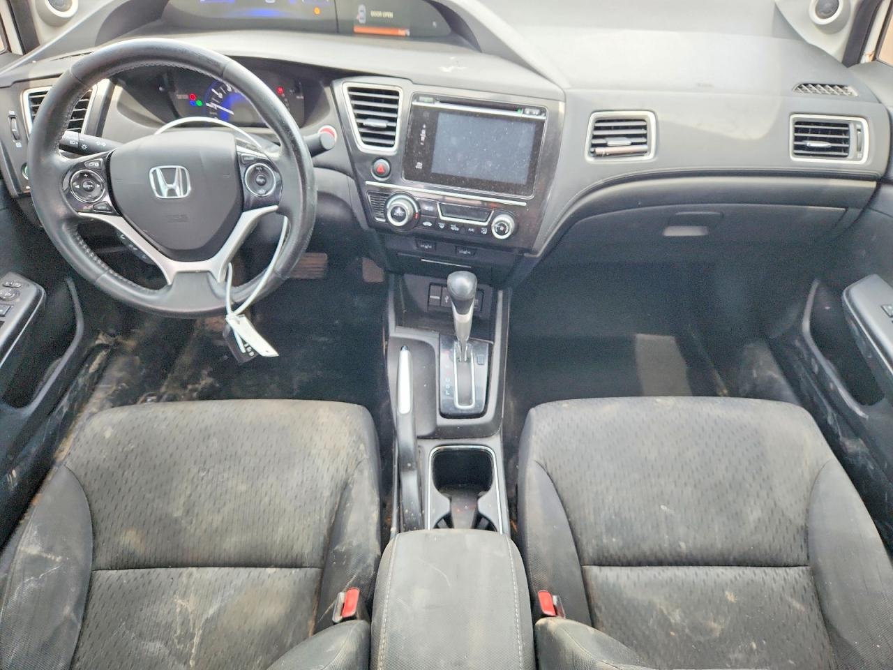 2015 Honda Civic Lx White vin: 2HGFB2F58FH027181