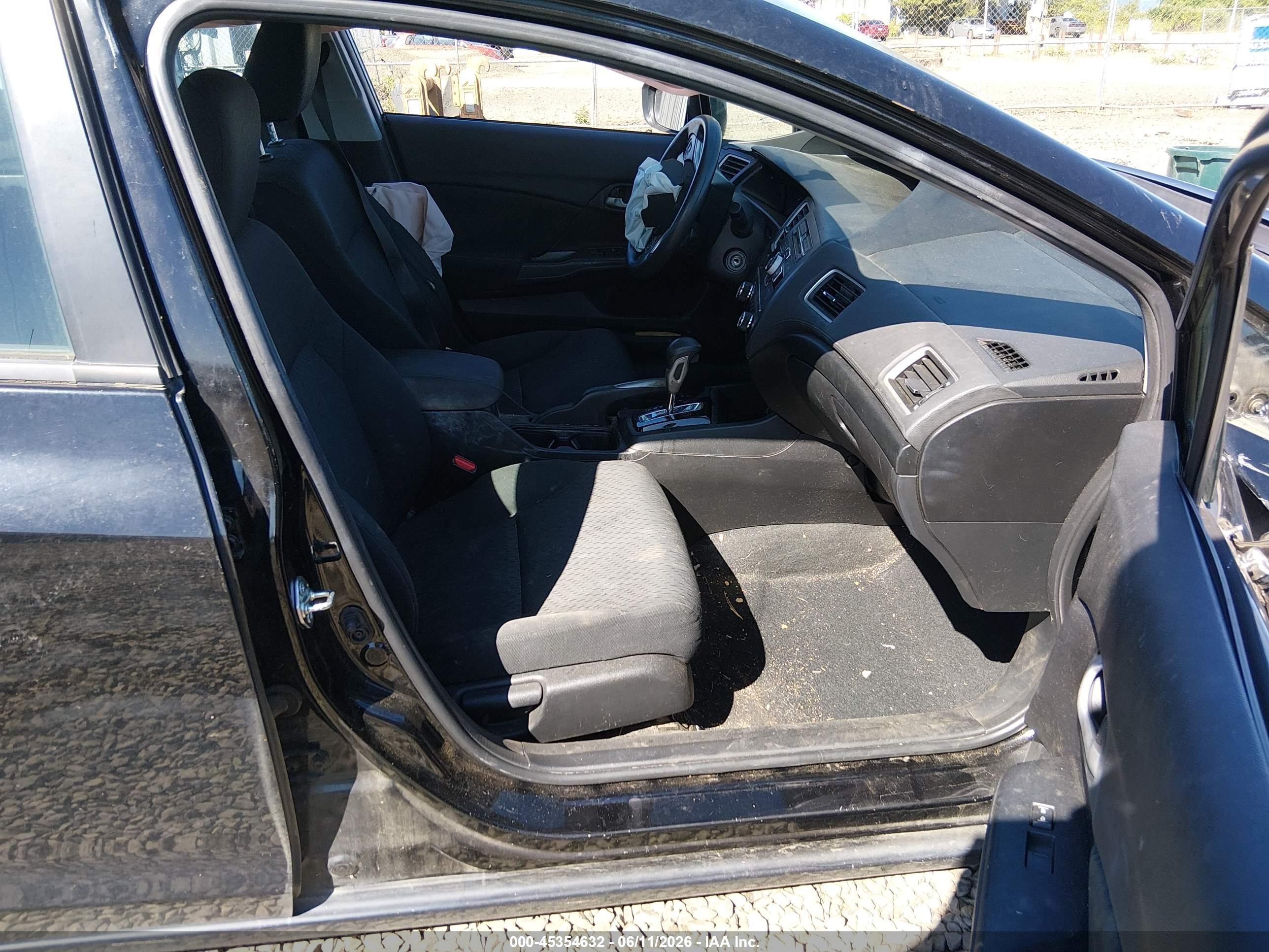 2015 Honda Civic Lx Black vin: 2HGFB2F58FH535392