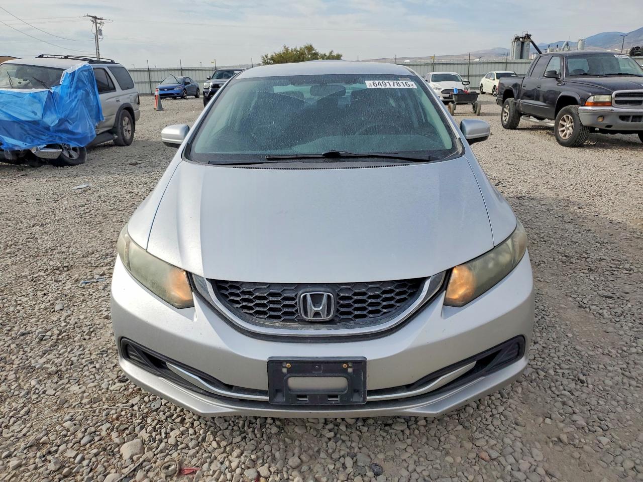2015 Honda Civic Lx Silver vin: 2HGFB2F58FH535523