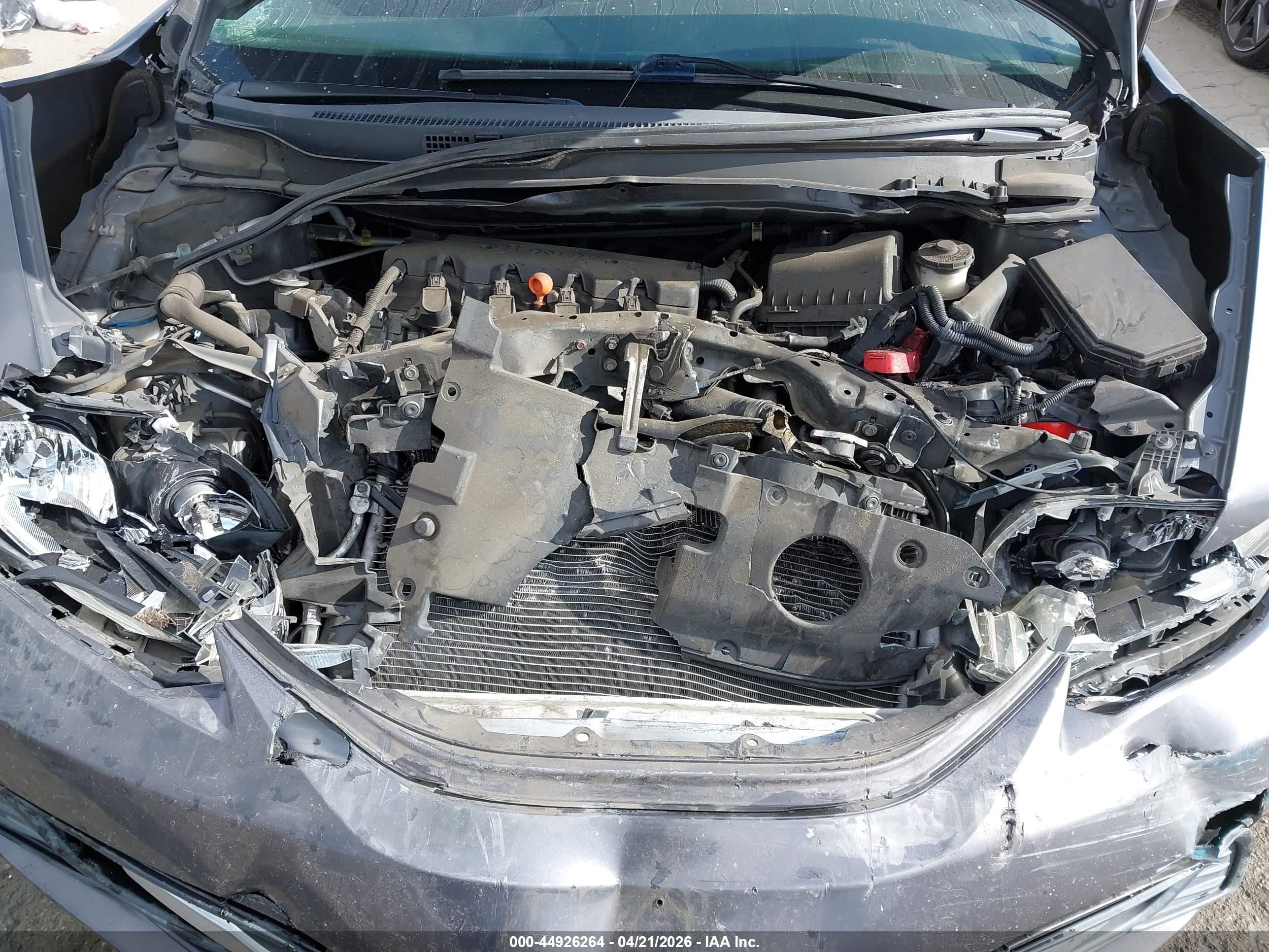 2015 Honda Civic Lx Gray vin: 2HGFB2F58FH538258