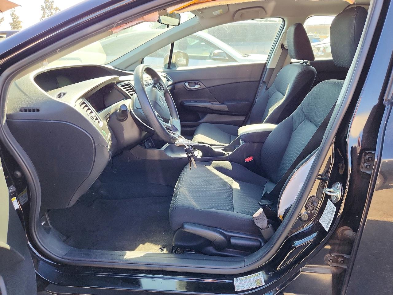 2015 Honda Civic Lx Black vin: 2HGFB2F58FH543864