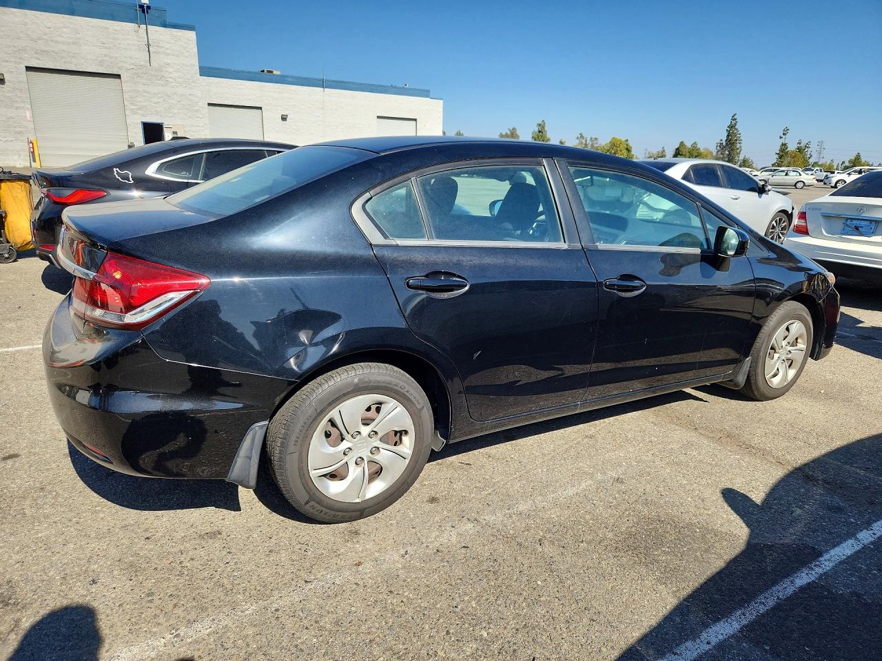 2015 Honda Civic Lx Black vin: 2HGFB2F58FH543864